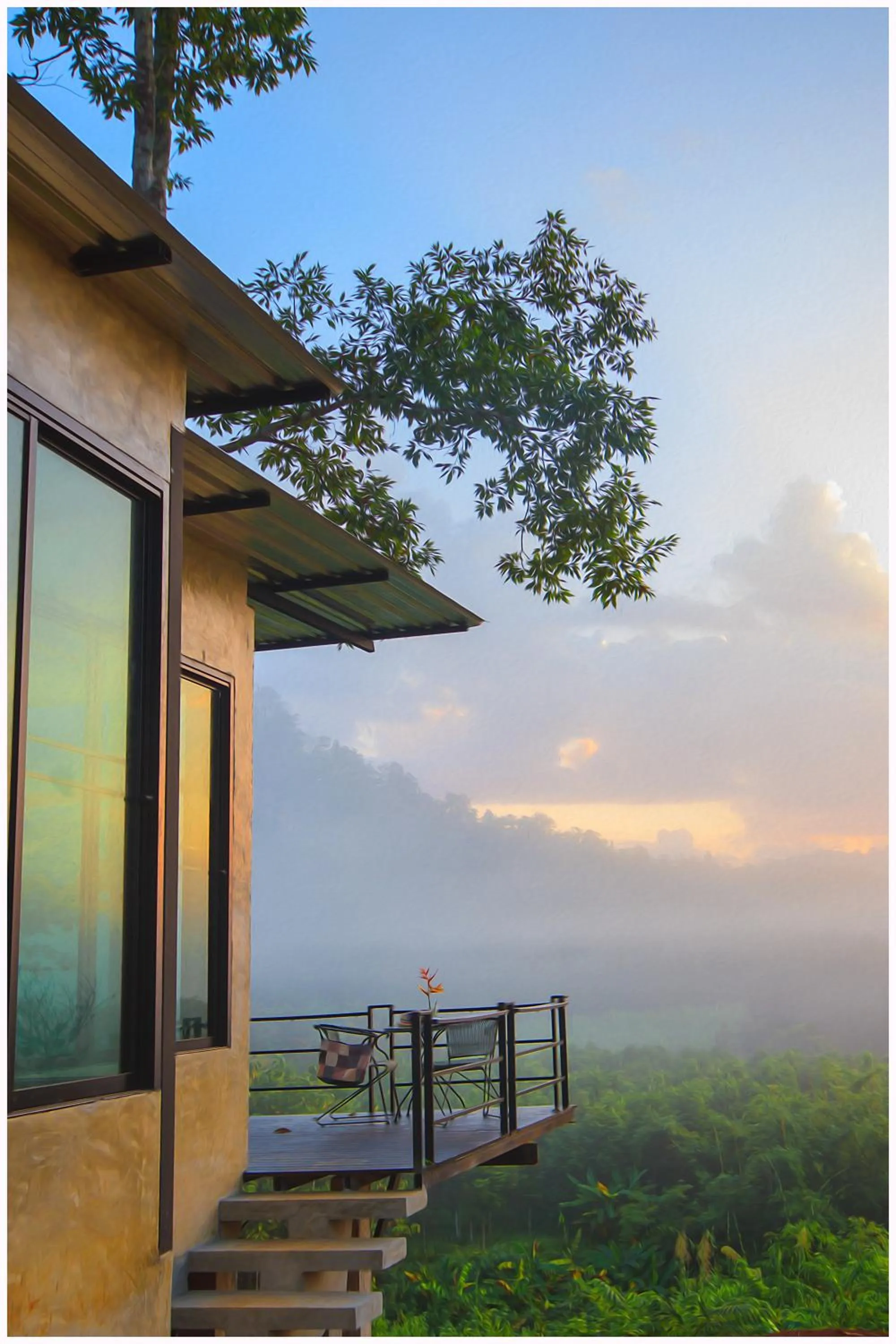 Balcony/Terrace in Phu Pha View Doi