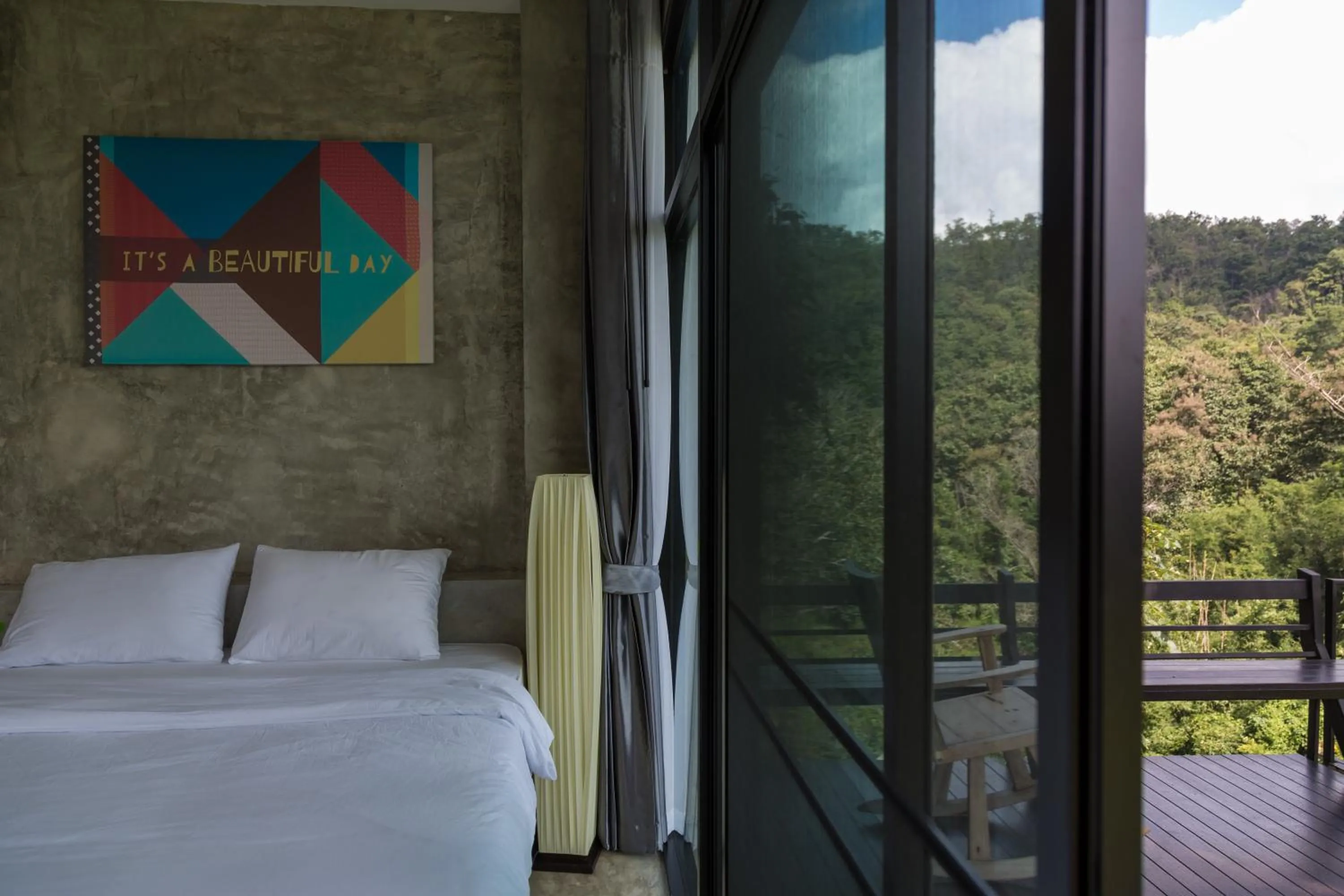 Bed in Phu Pha View Doi