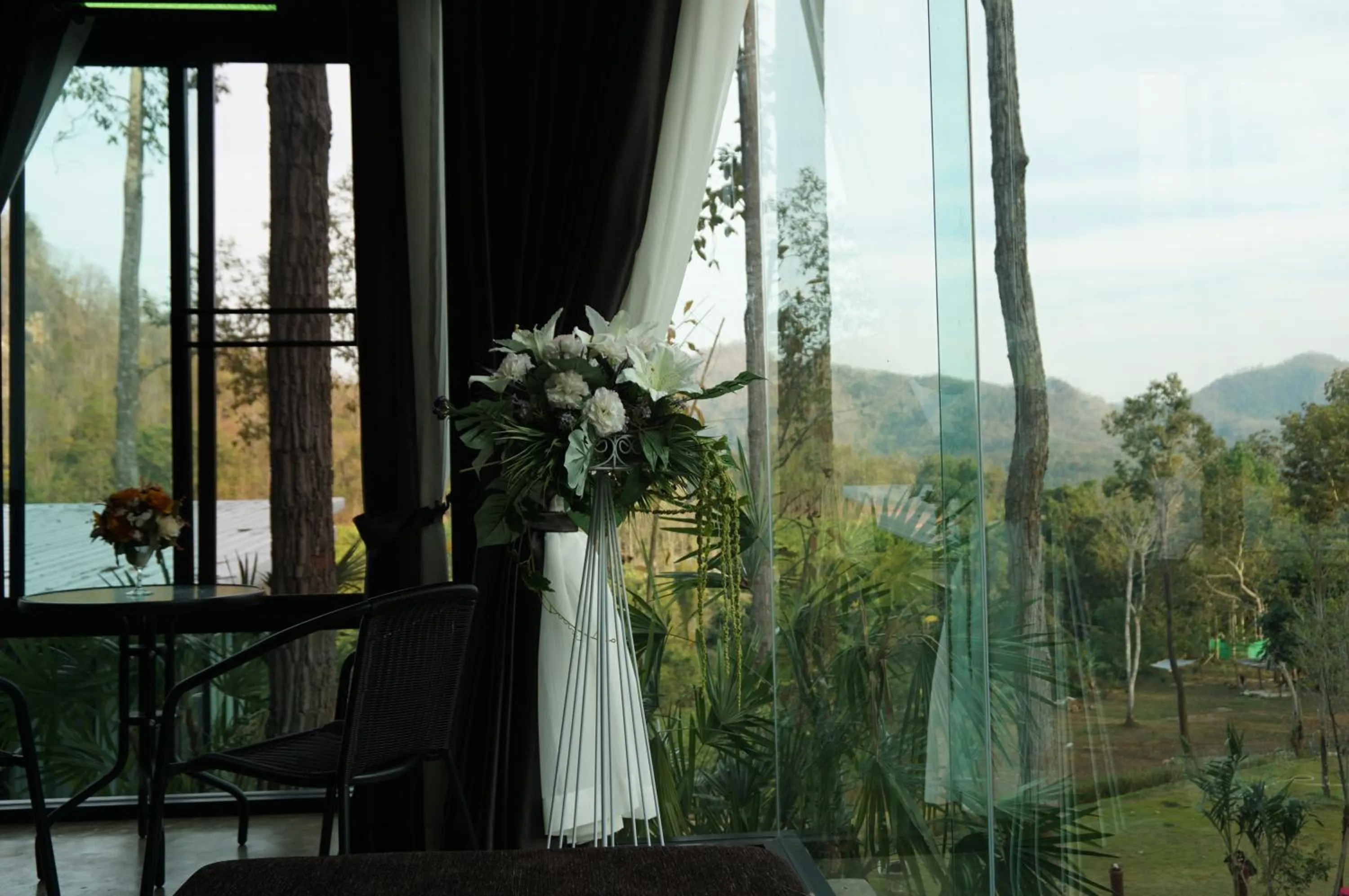 Seating area in Phu Pha View Doi