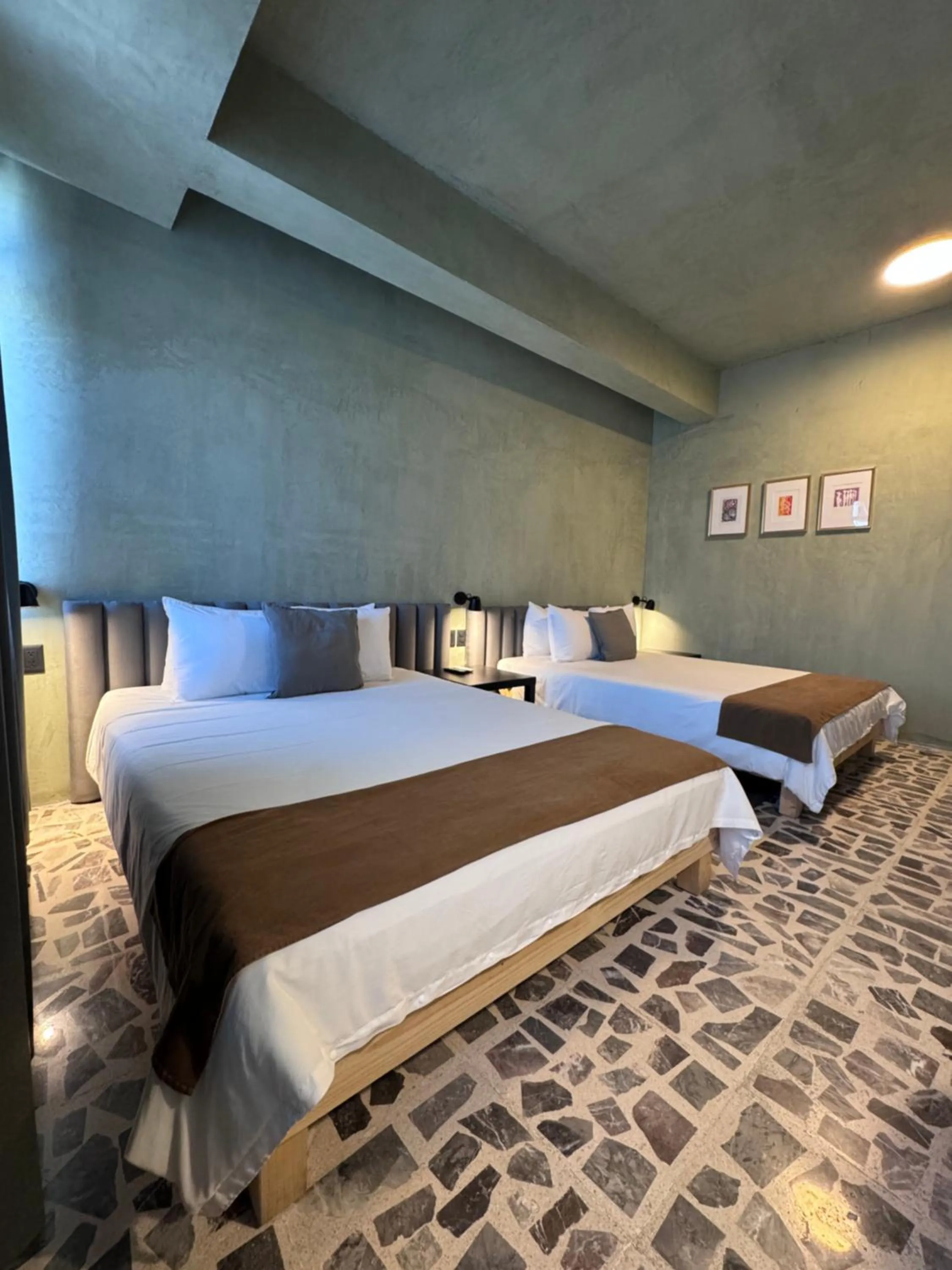 Bed in Lusitania Hotel Orizaba