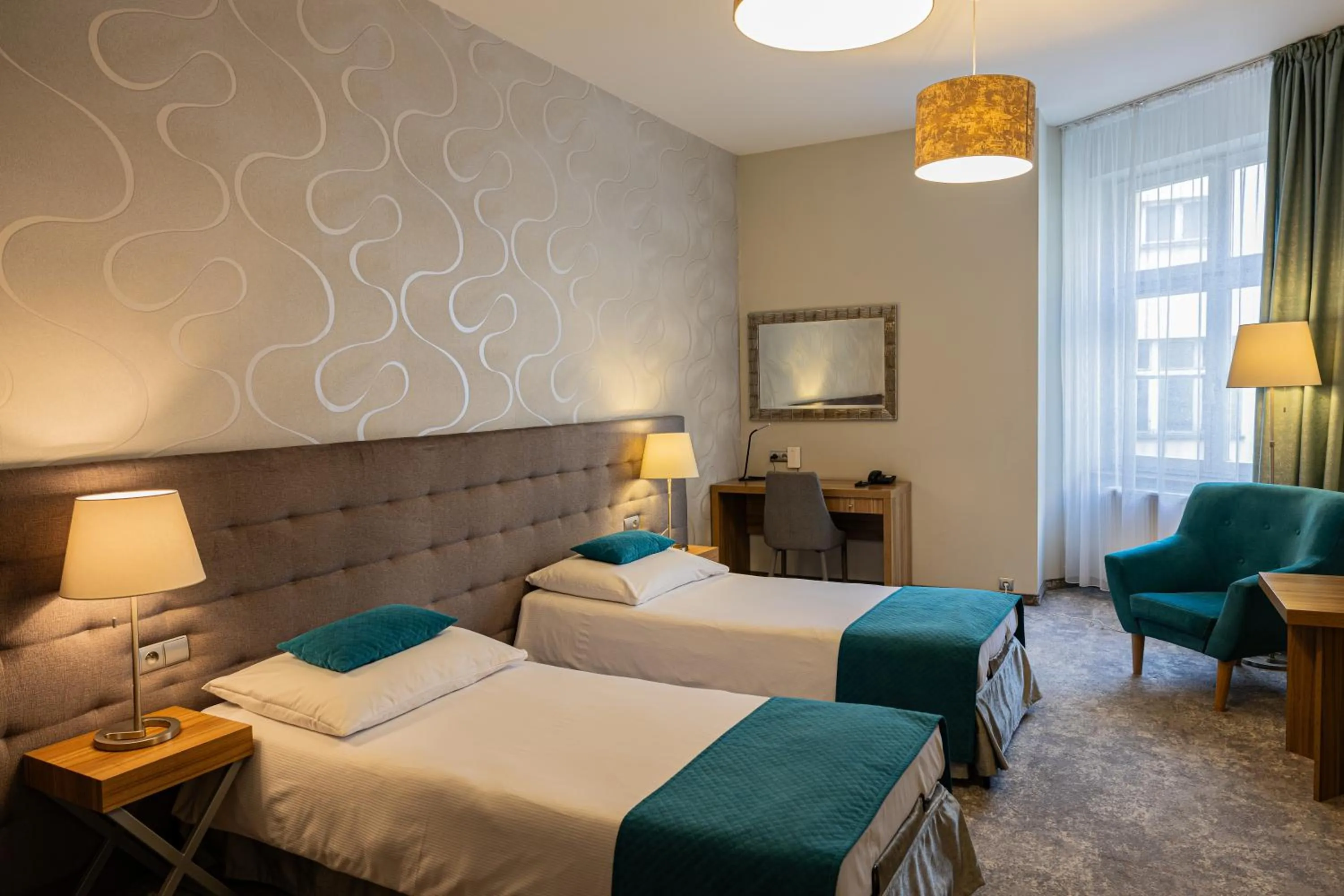 Bed in Tulip Hotels - Wroclaw Patio