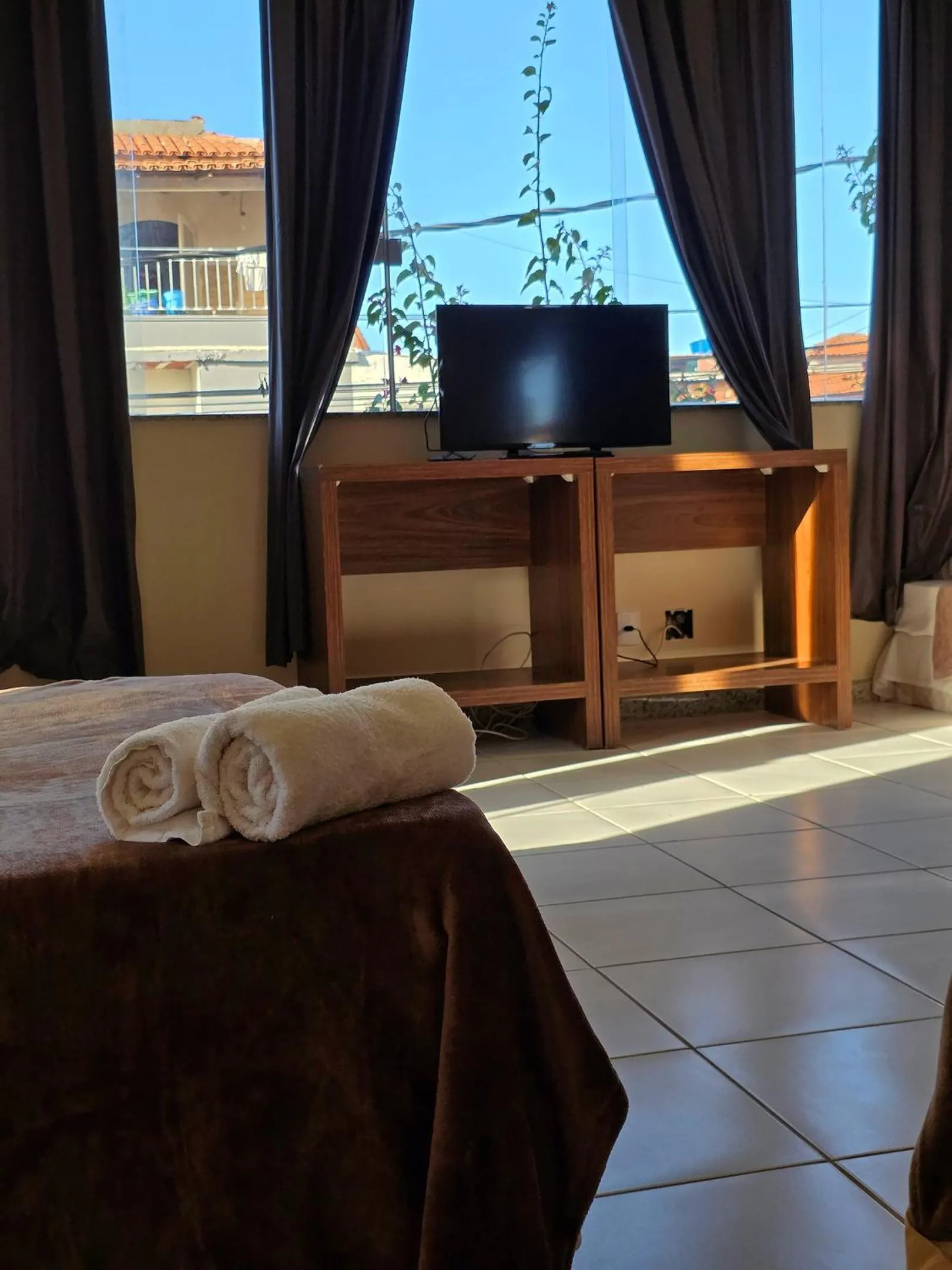 TV and multimedia, Bed in Caiçara Flats