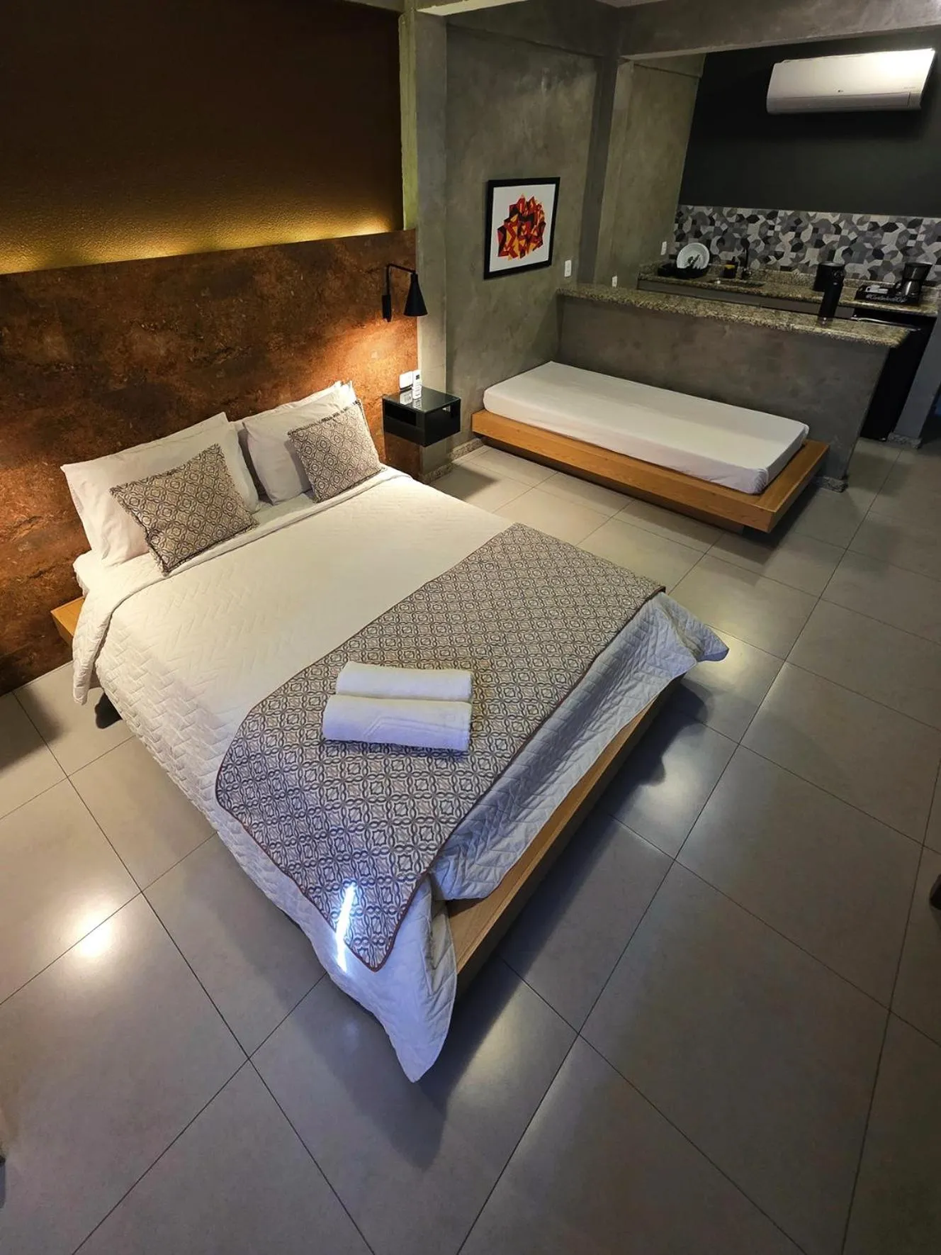 Bed in Caiçara Flats