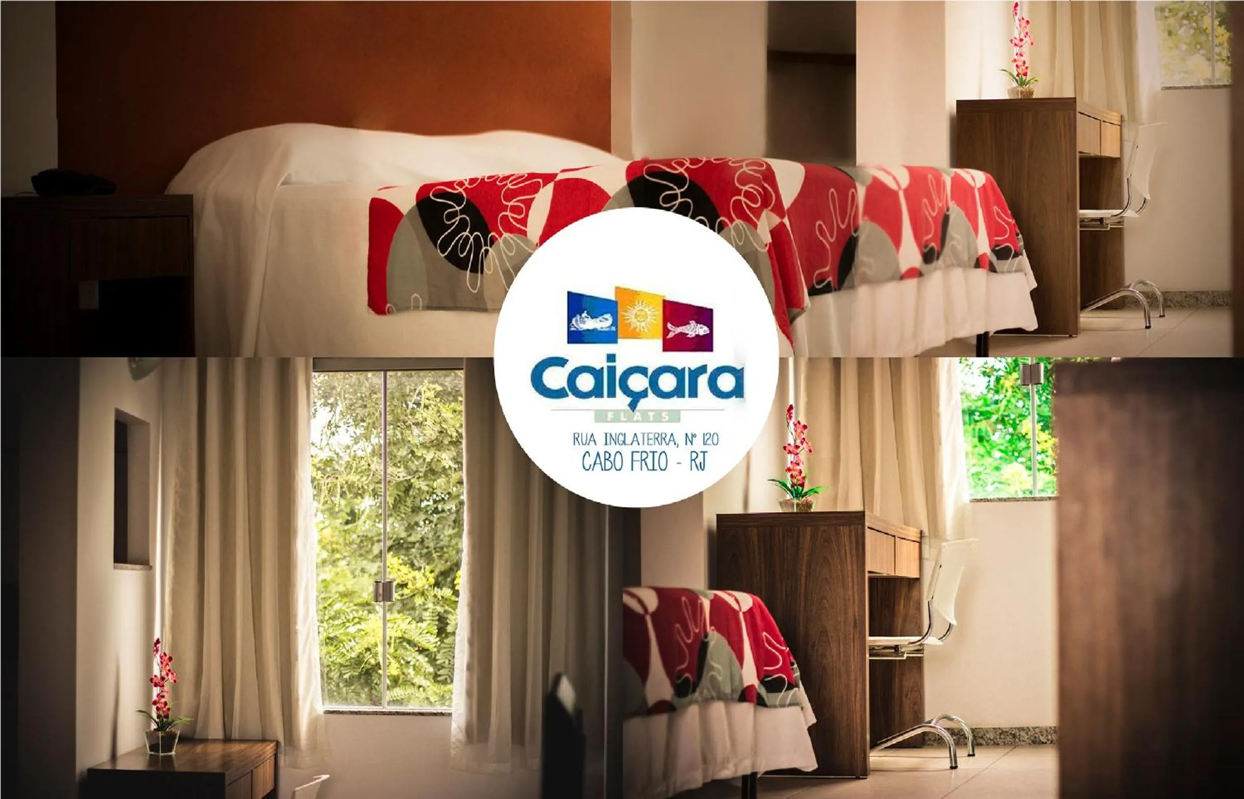 Photo of the whole room, Bed in Caiçara Flats