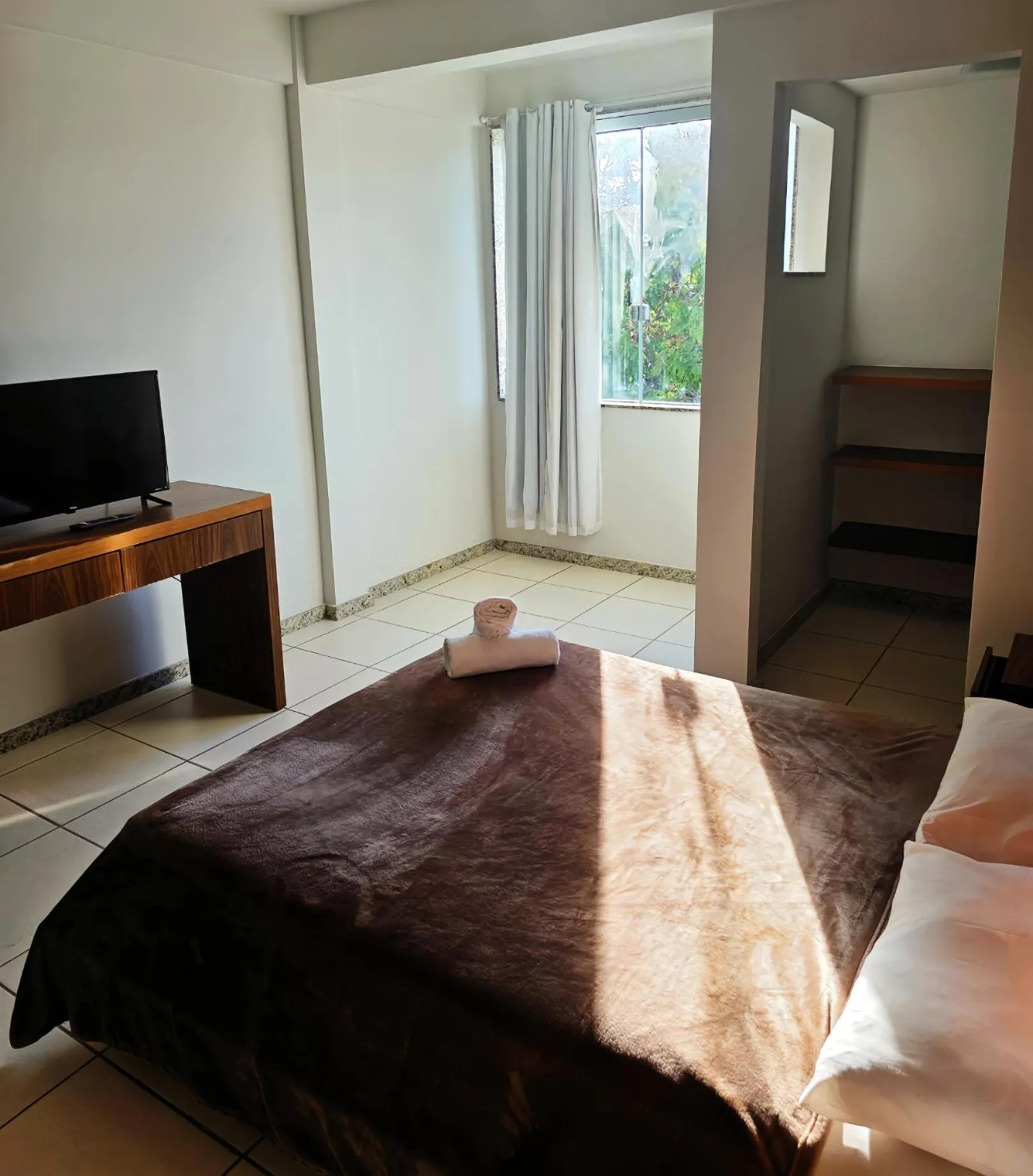 Bedroom, Bed in Caiçara Flats