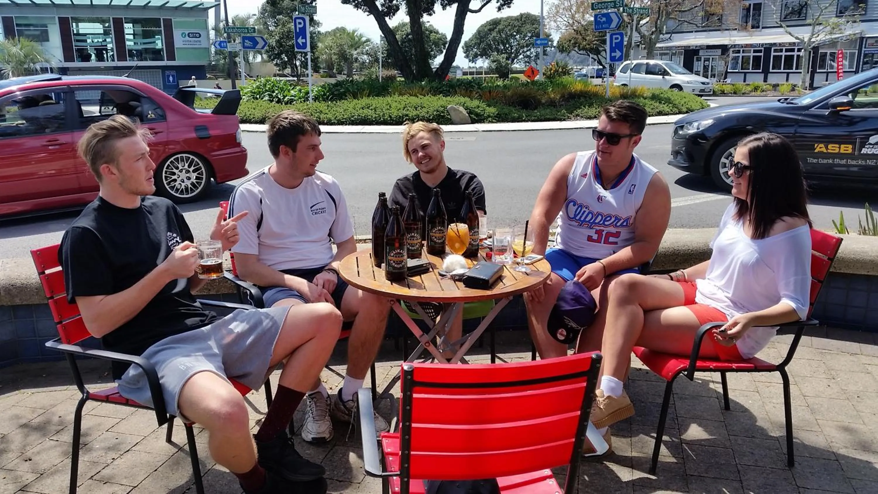group of guests in Whakatane Hotel