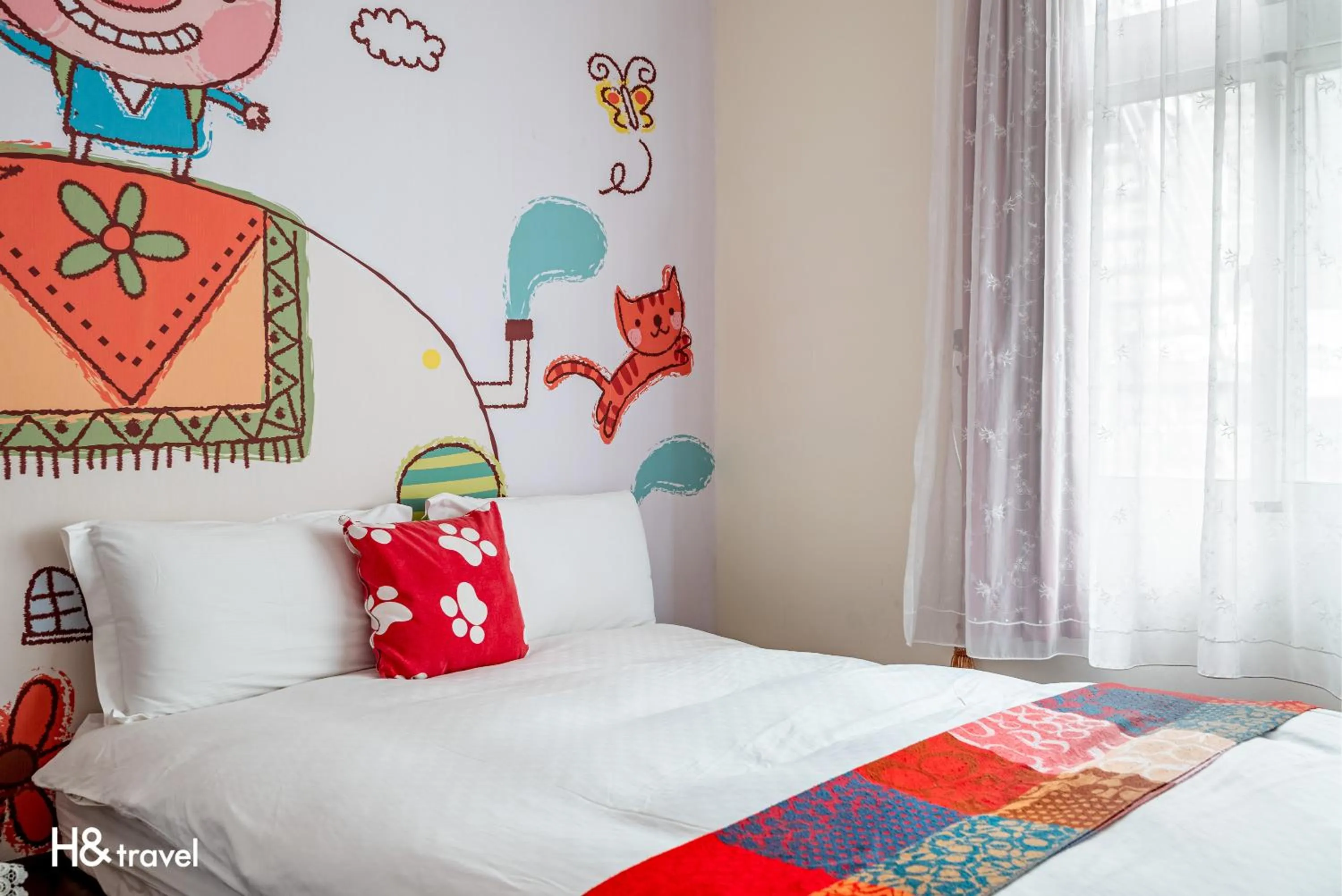 Photo of the whole room, Bed in Shan Tyi Homestay