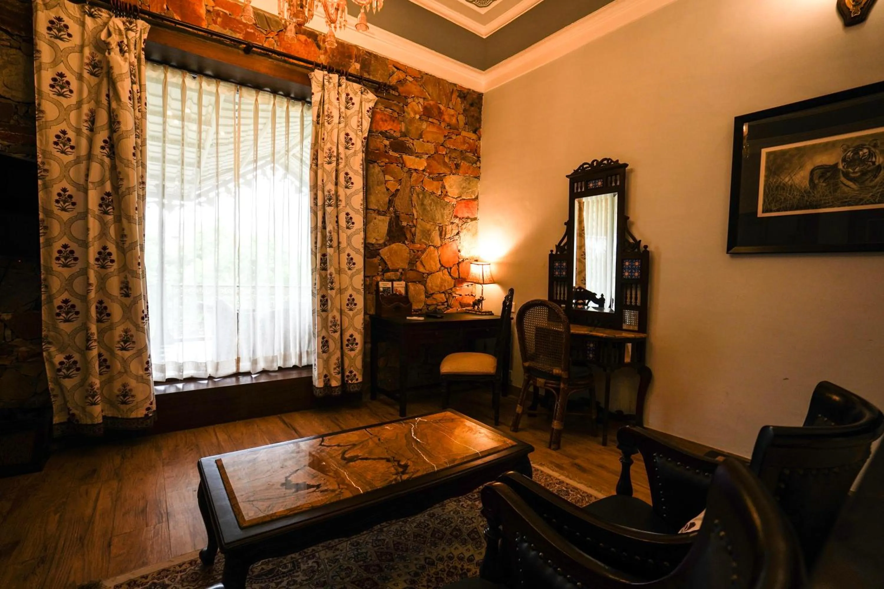 Seating area in Khas Bagh