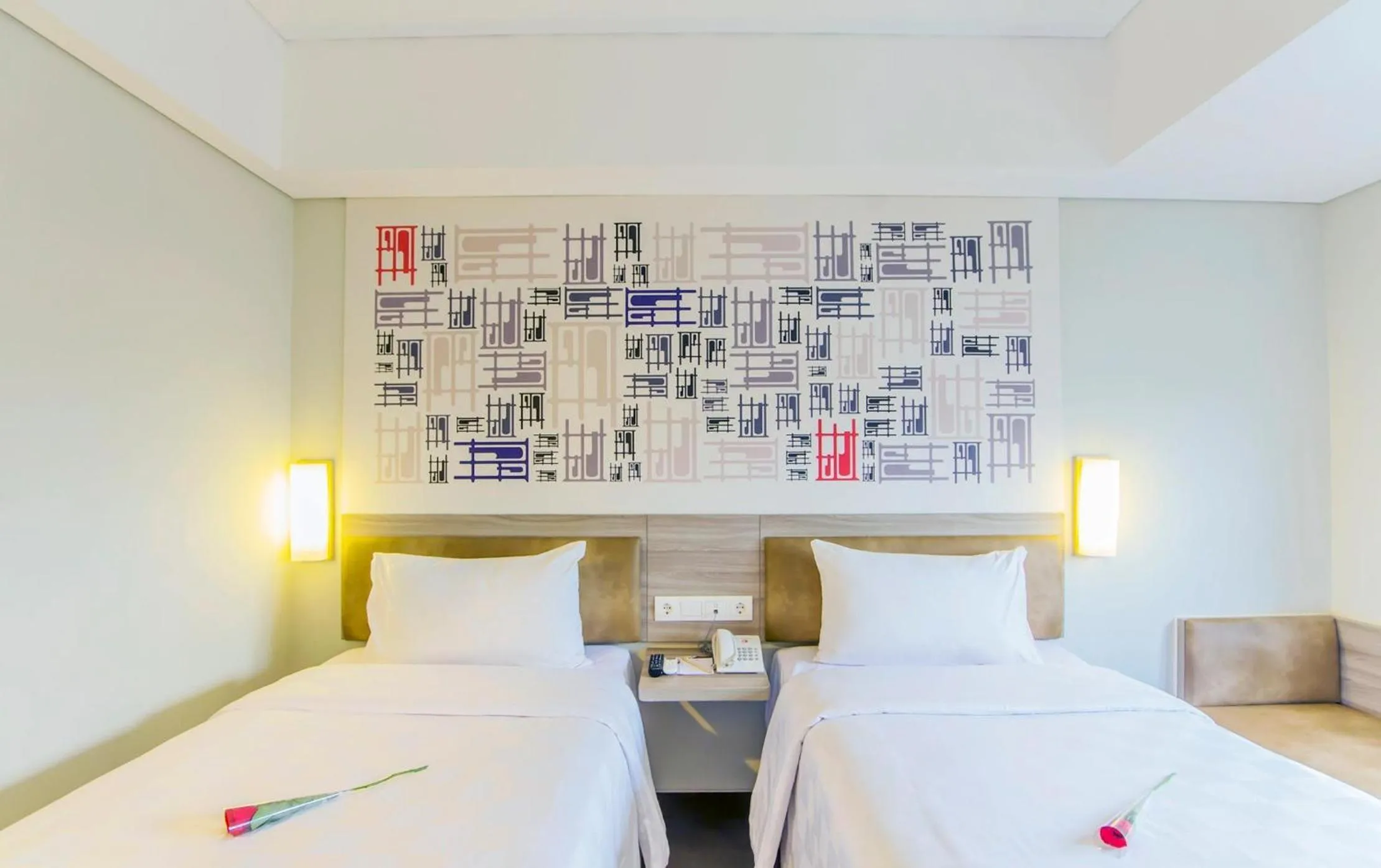 Bed in Grand Cordela Hotel Bandung