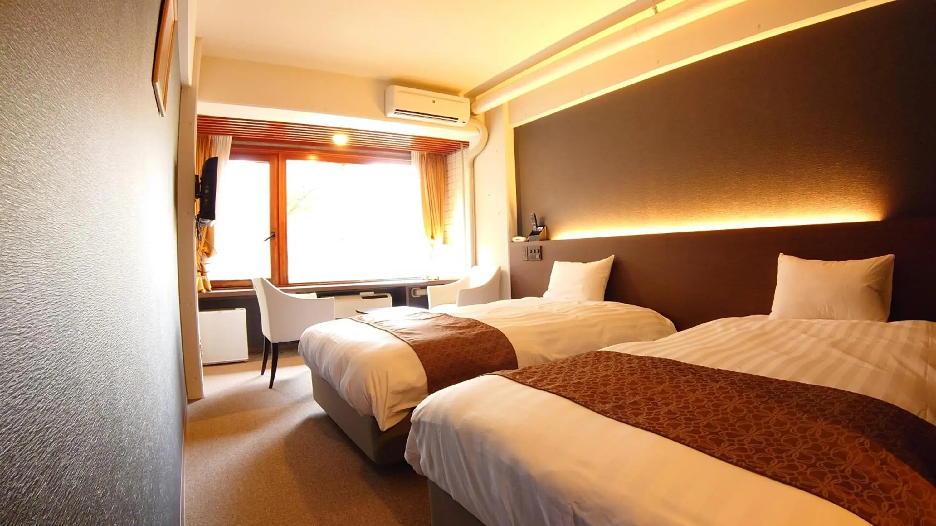 Bed in Kyu-Karuizawa Hotel Shinonome Bed in Kyu-Karuizawa Hotel Shinonome