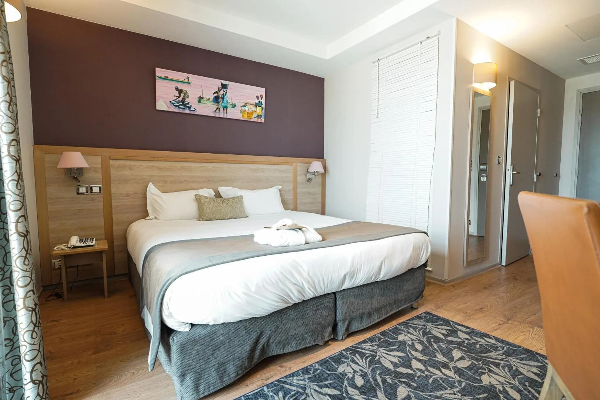 Bed in Hotel Vatel Bordeaux