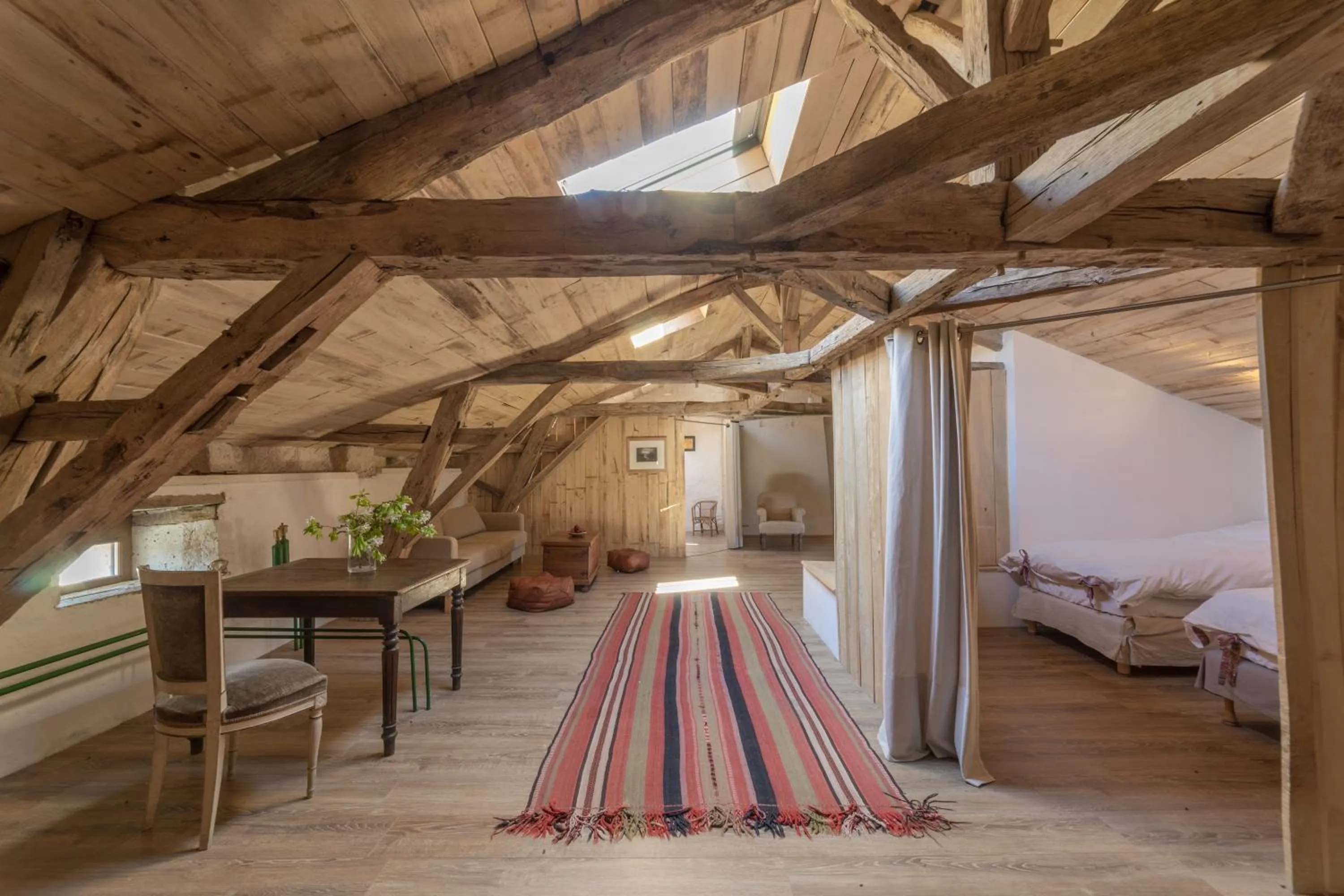 Living room in Château de La Combe