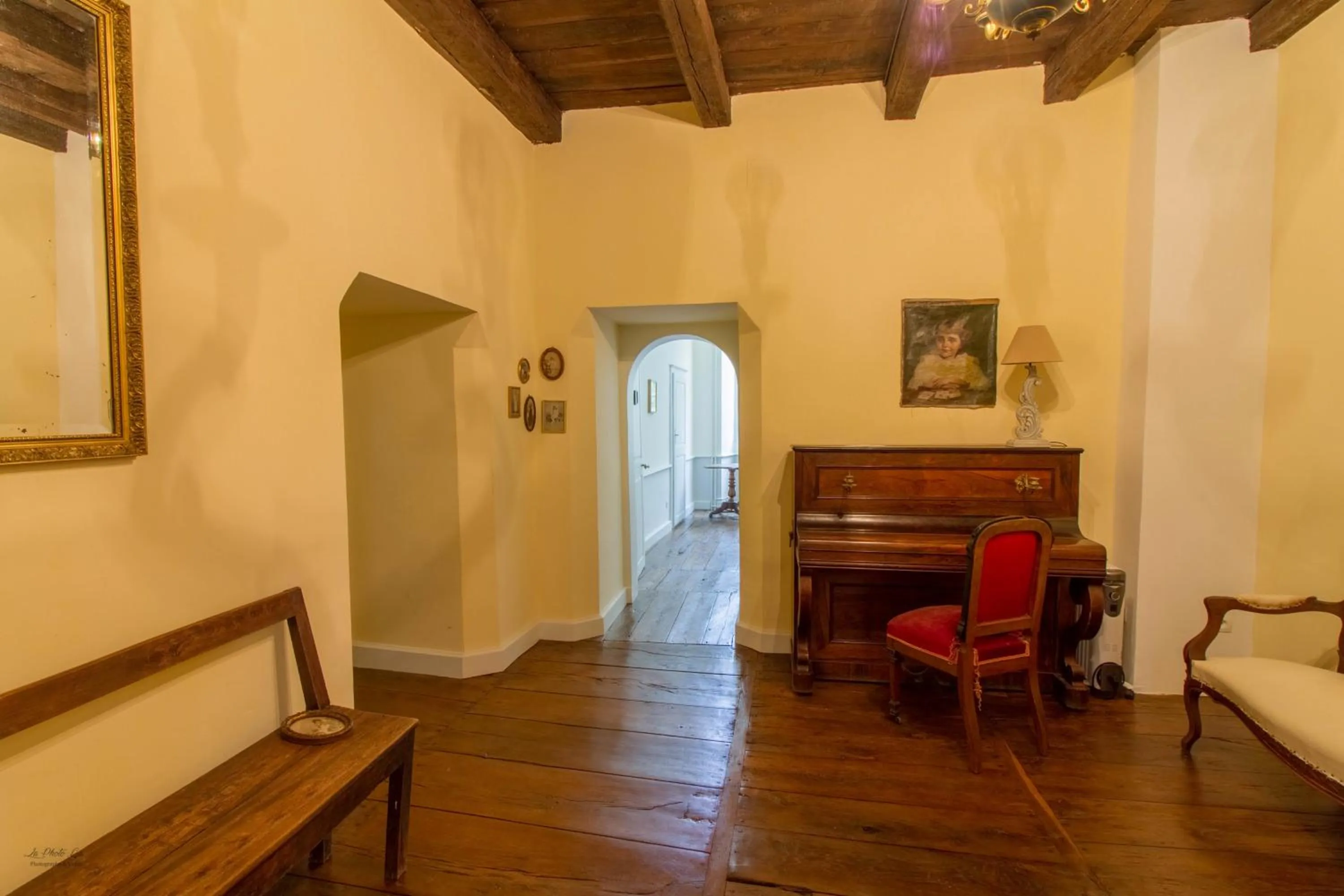 Lobby or reception in Château de La Combe