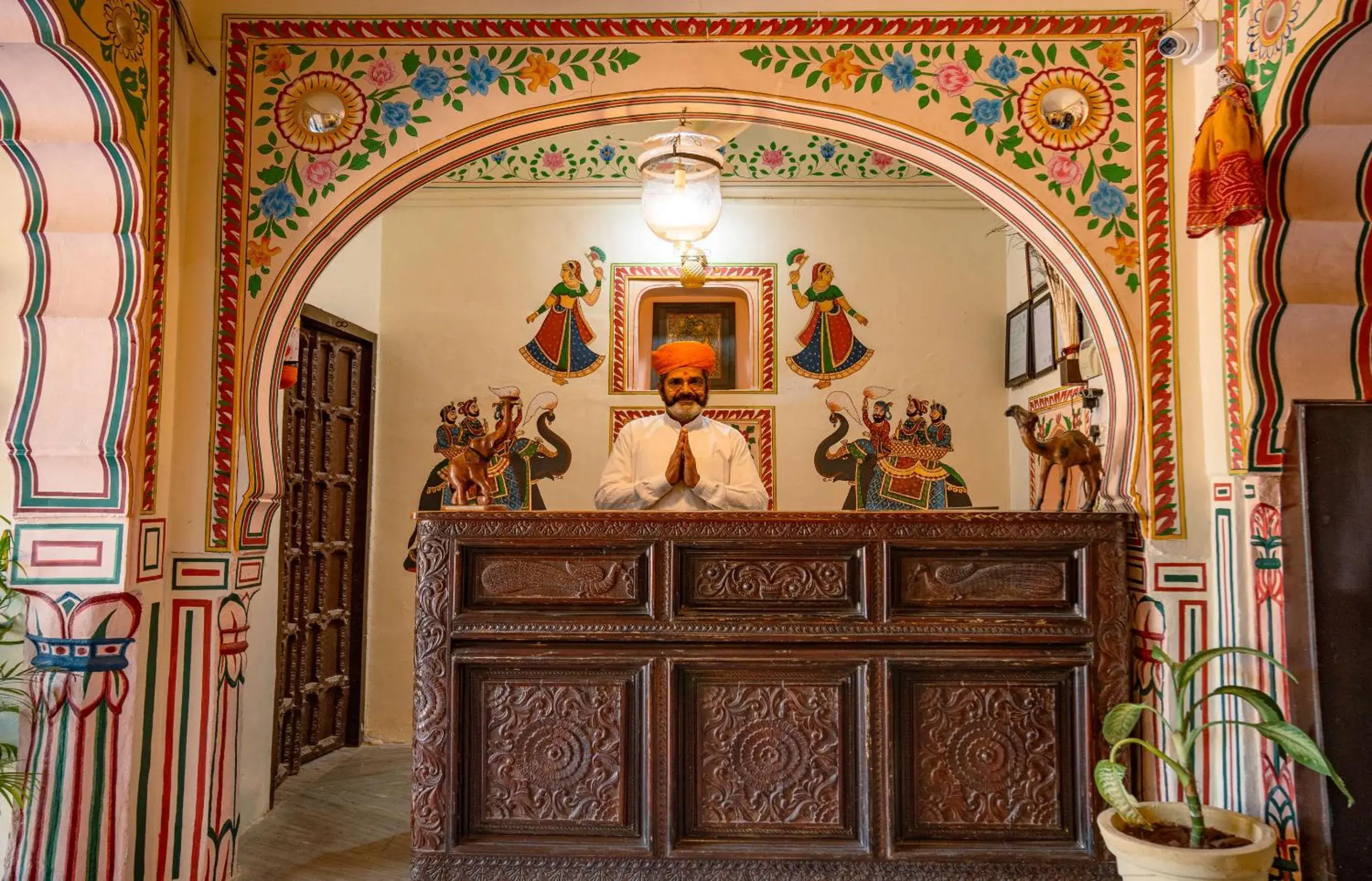 Lobby or reception in Hotel Shahi Palace Mandawa Lobby or reception in Hotel Shahi Palace Mandawa