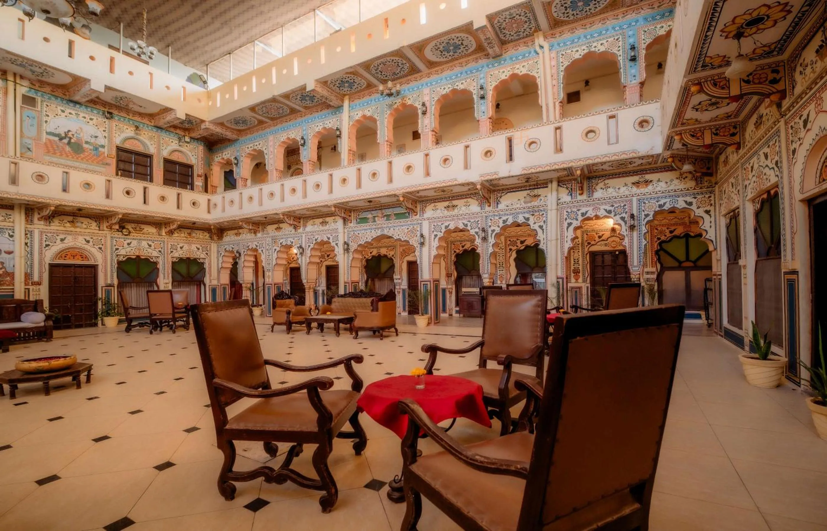 Seating area in Hotel Shahi Palace Mandawa