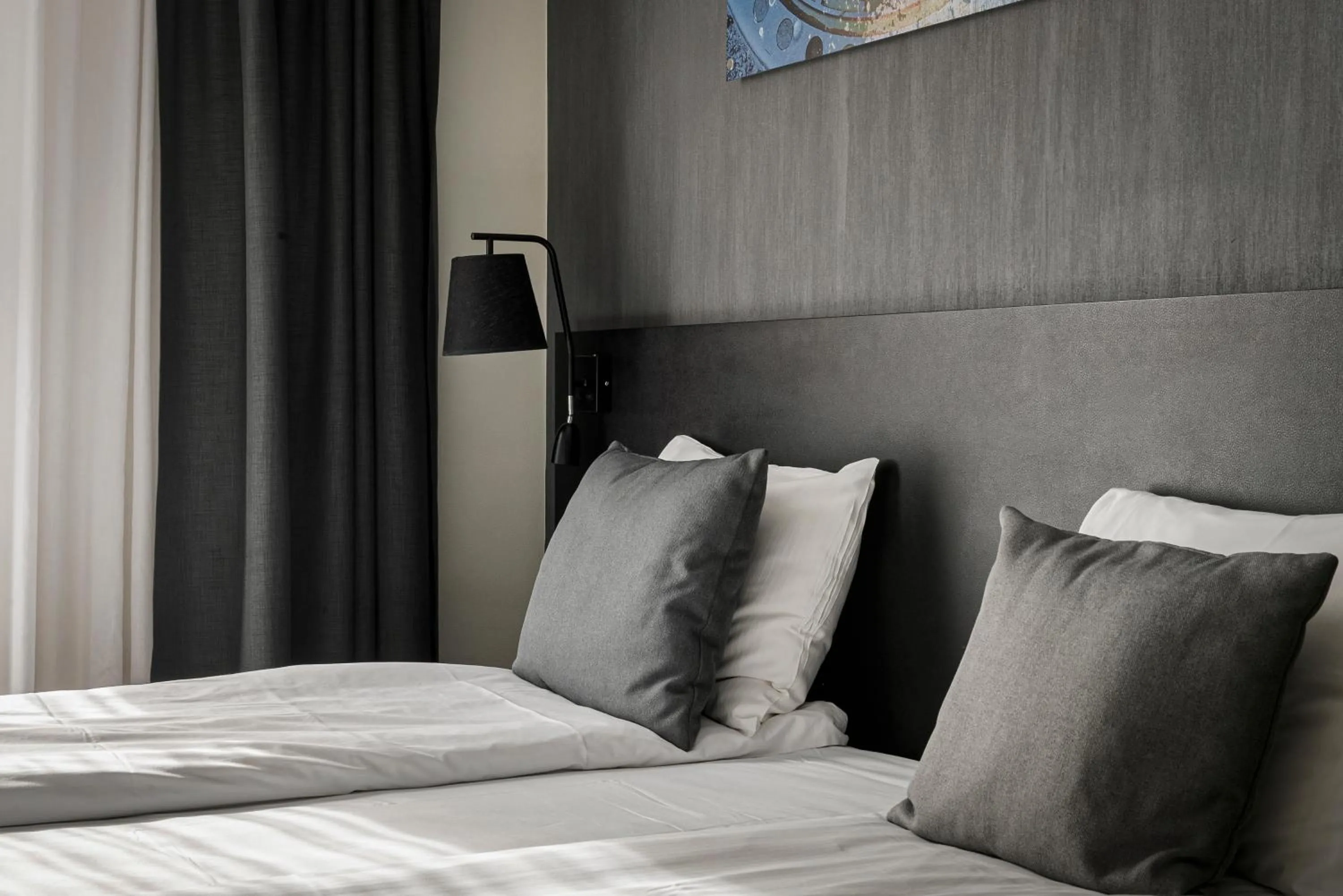 Bed in K7 Hotel Oslo