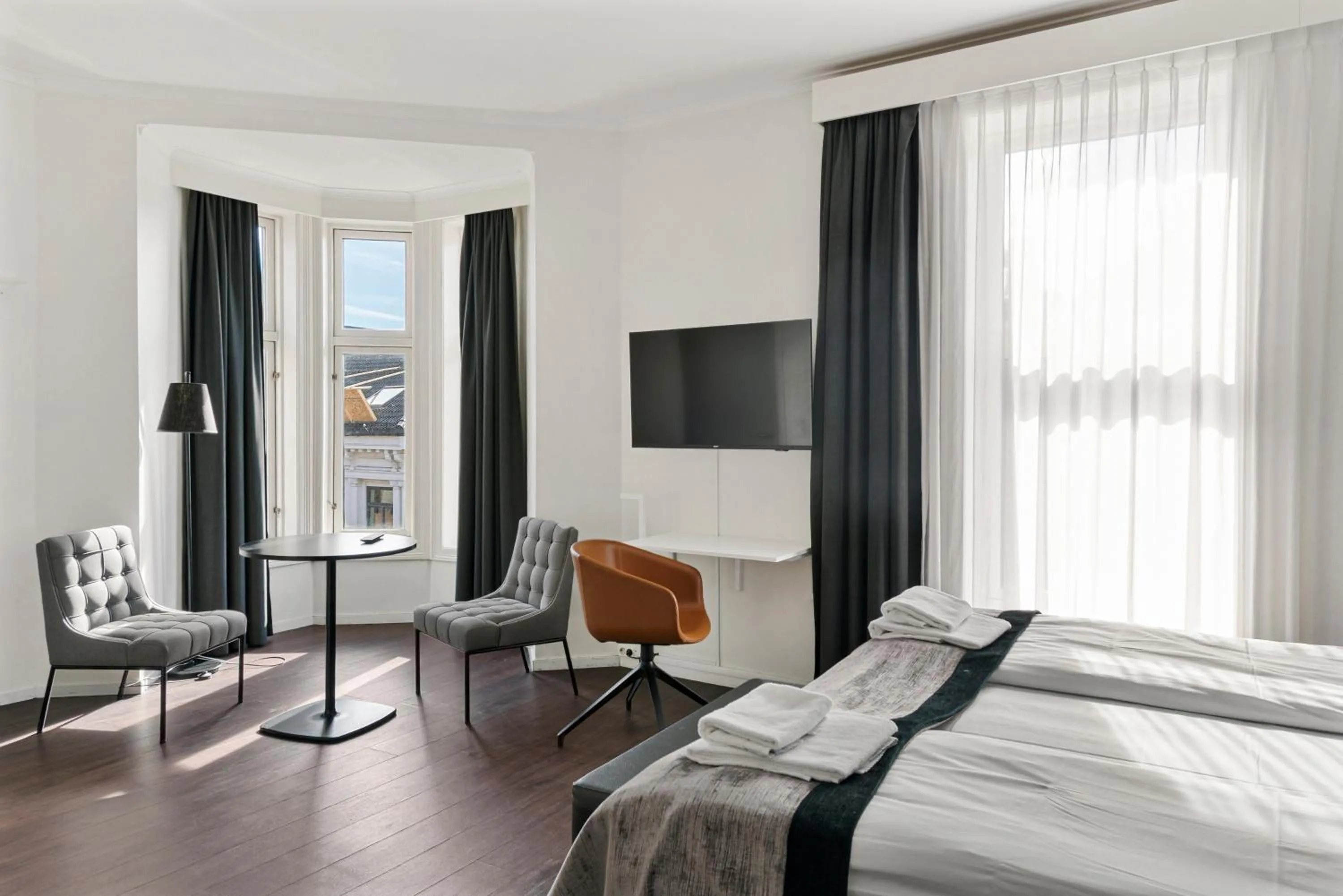 Photo of the whole room, Bed in K7 Hotel Oslo