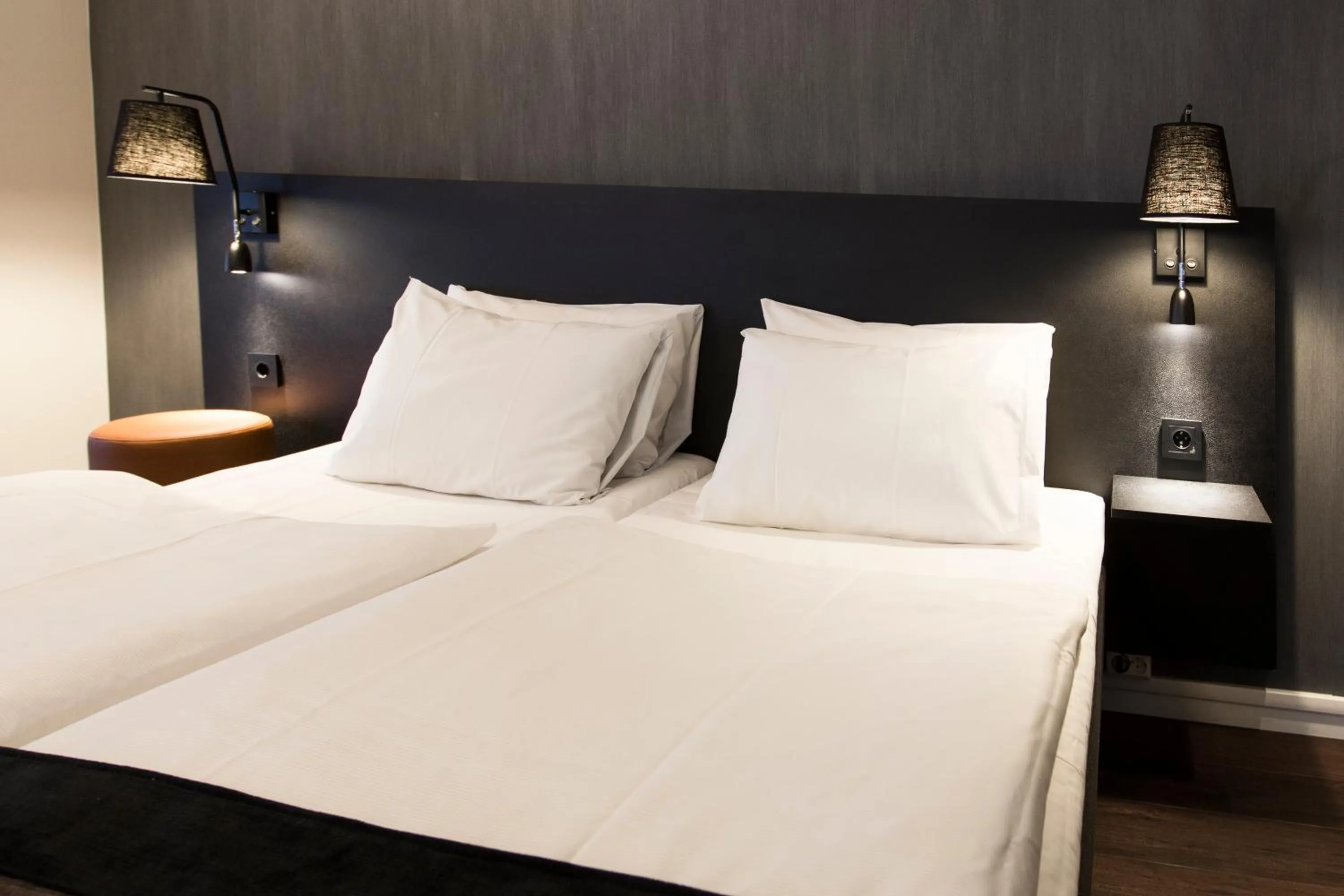 Bed in K7 Hotel Oslo