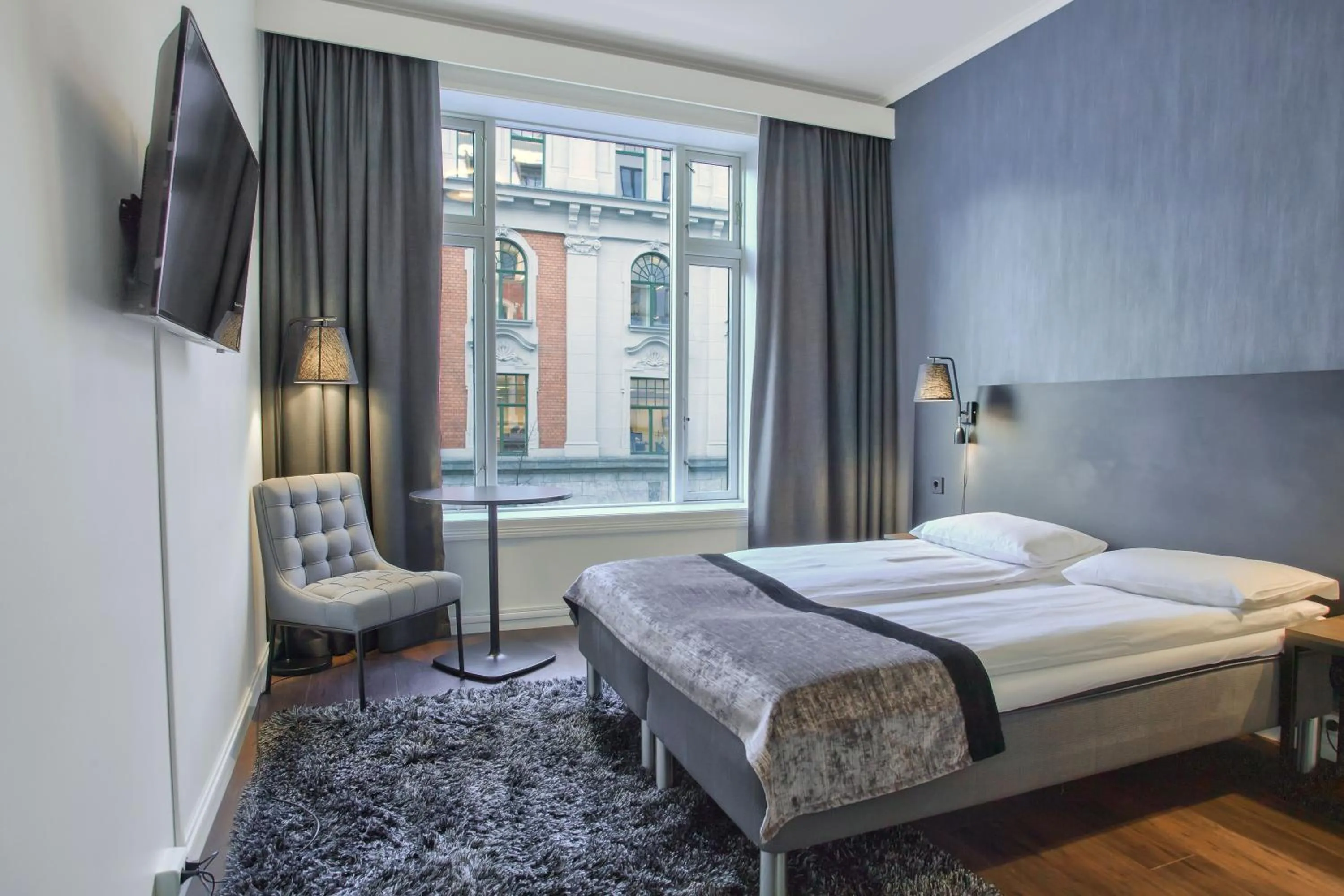 Bedroom, Bed in K7 Hotel Oslo