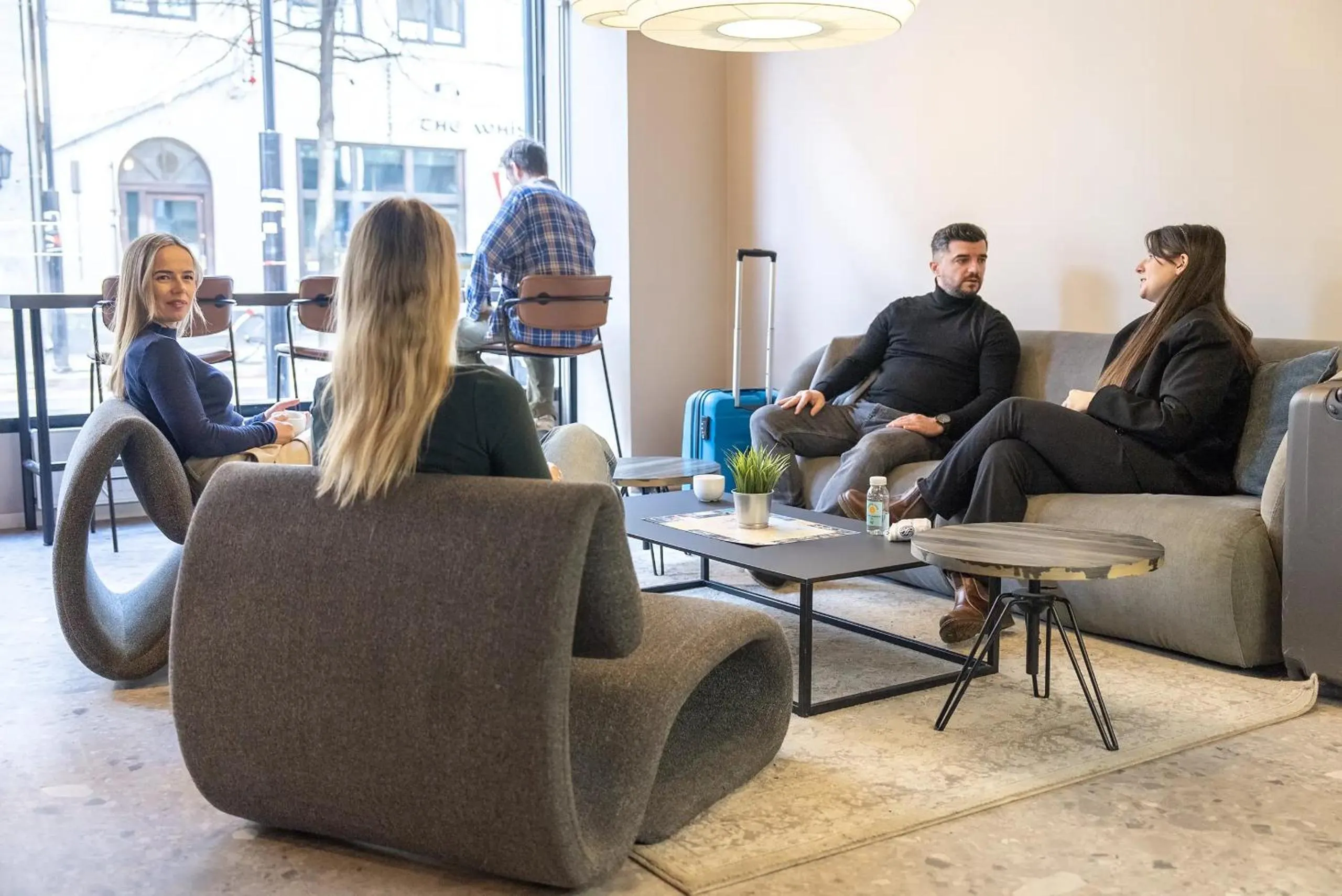 Lobby or reception in K7 Hotel Oslo