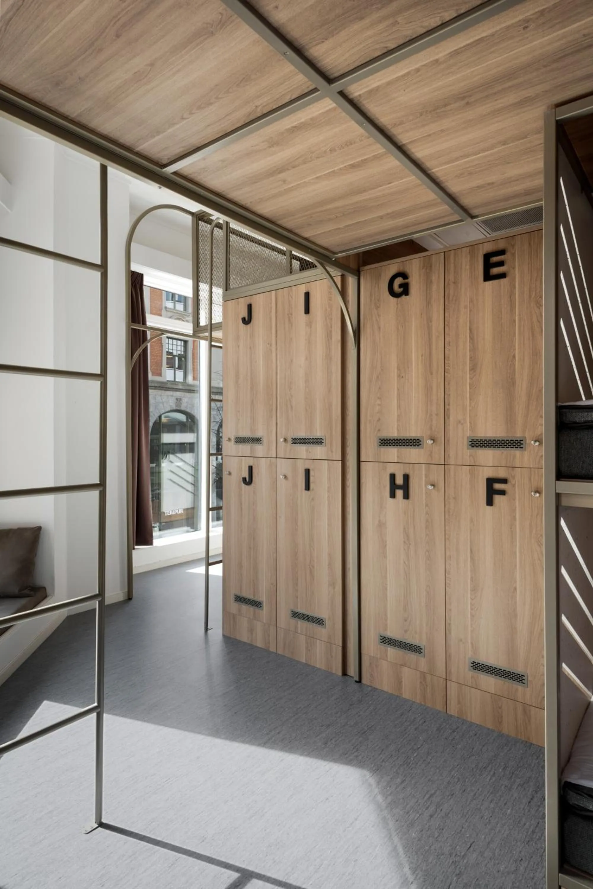 locker in K7 Hotel Oslo