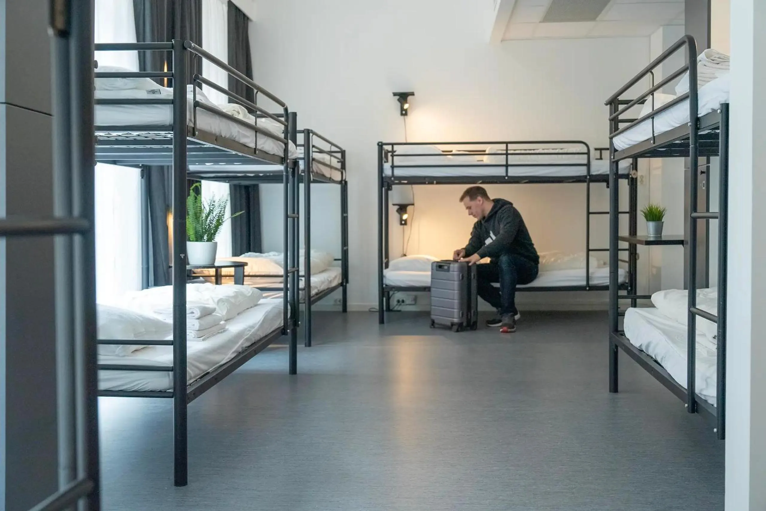 City view, Bed in Saga Hotel Oslo Central