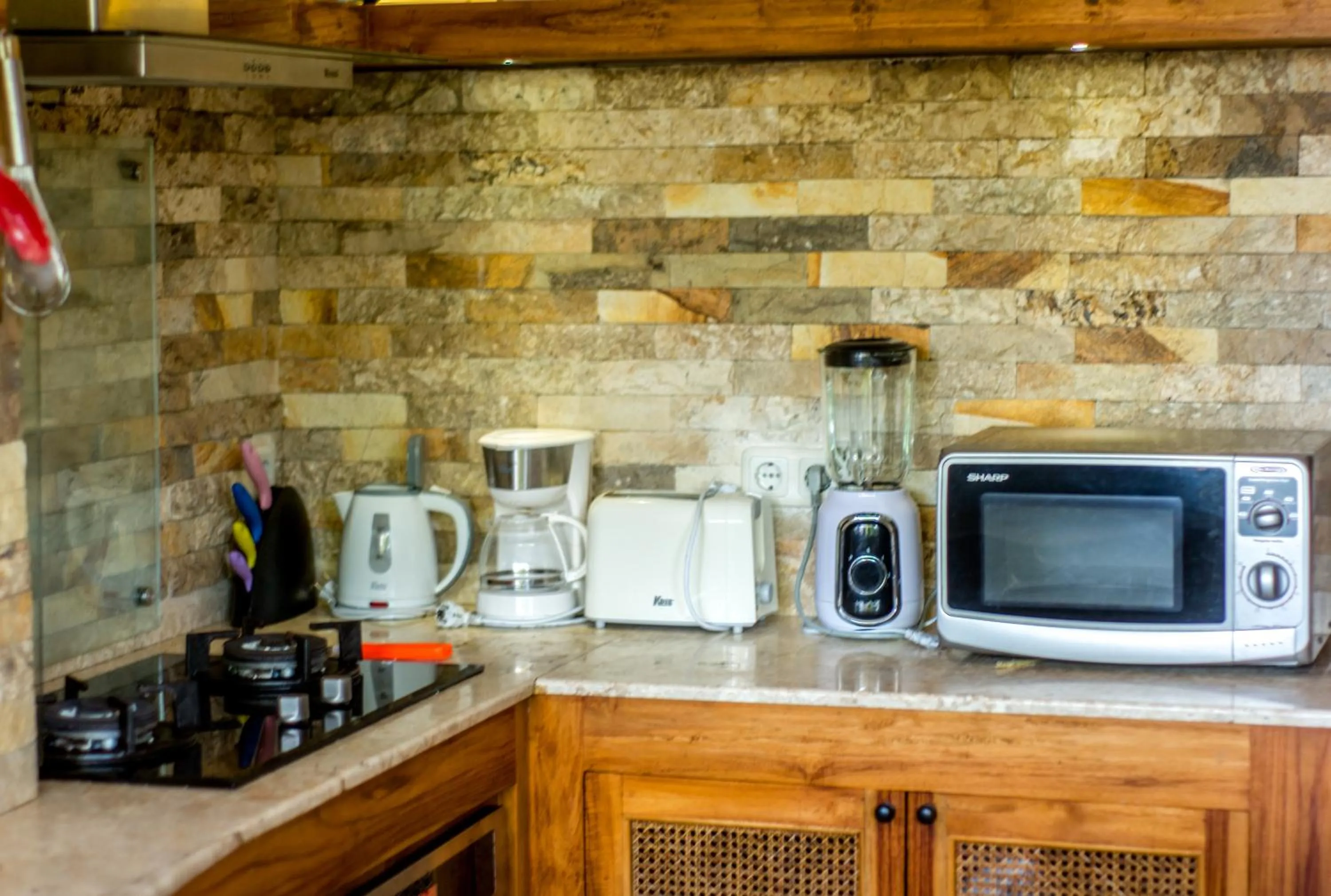 Kitchen or kitchenette in Breezy Point Villas