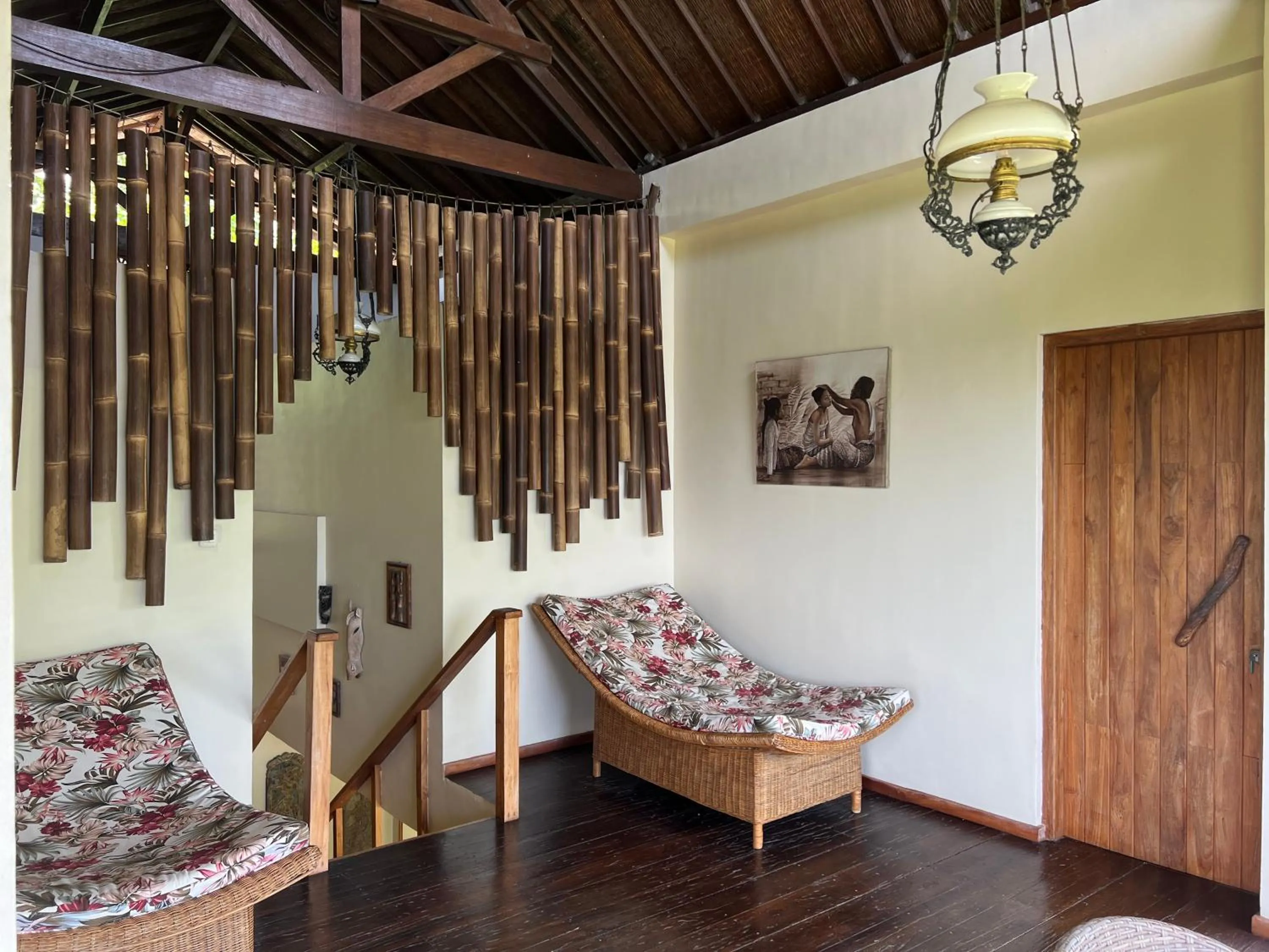Seating area, Bed in Breezy Point Villas