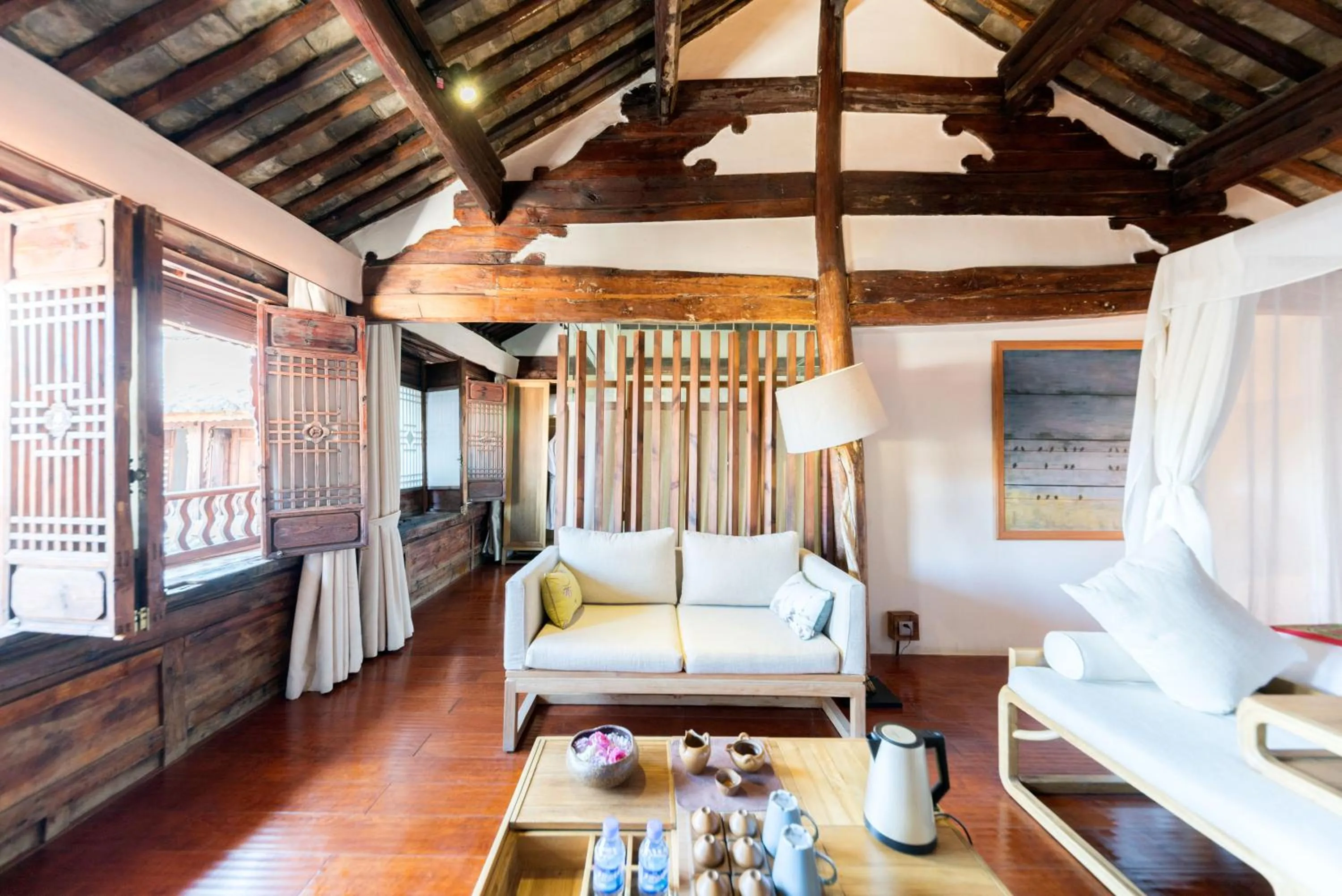 Bed in Dali Old Courtyard Boutique Inn