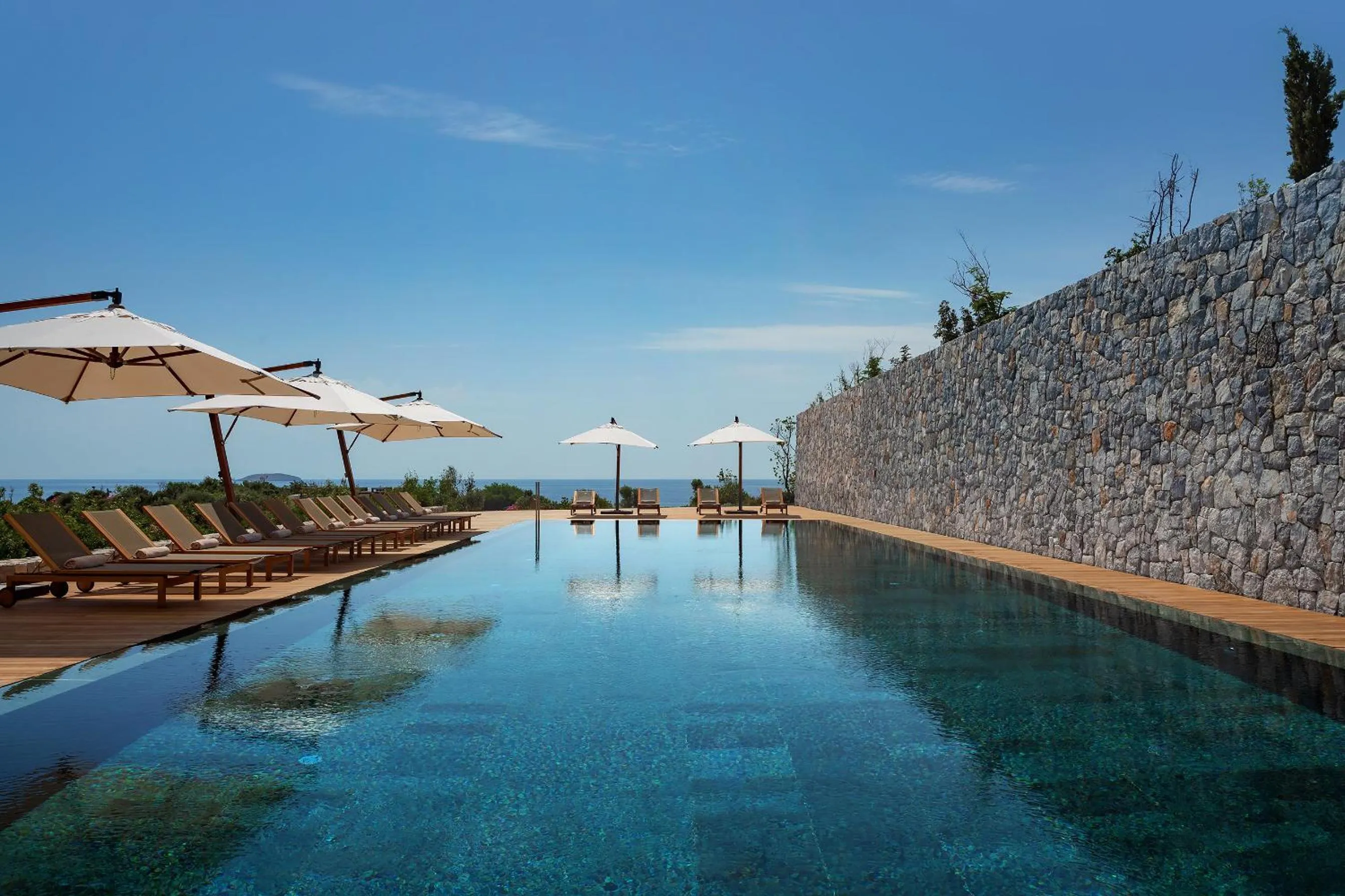 Swimming pool in Six Senses Kaplankaya