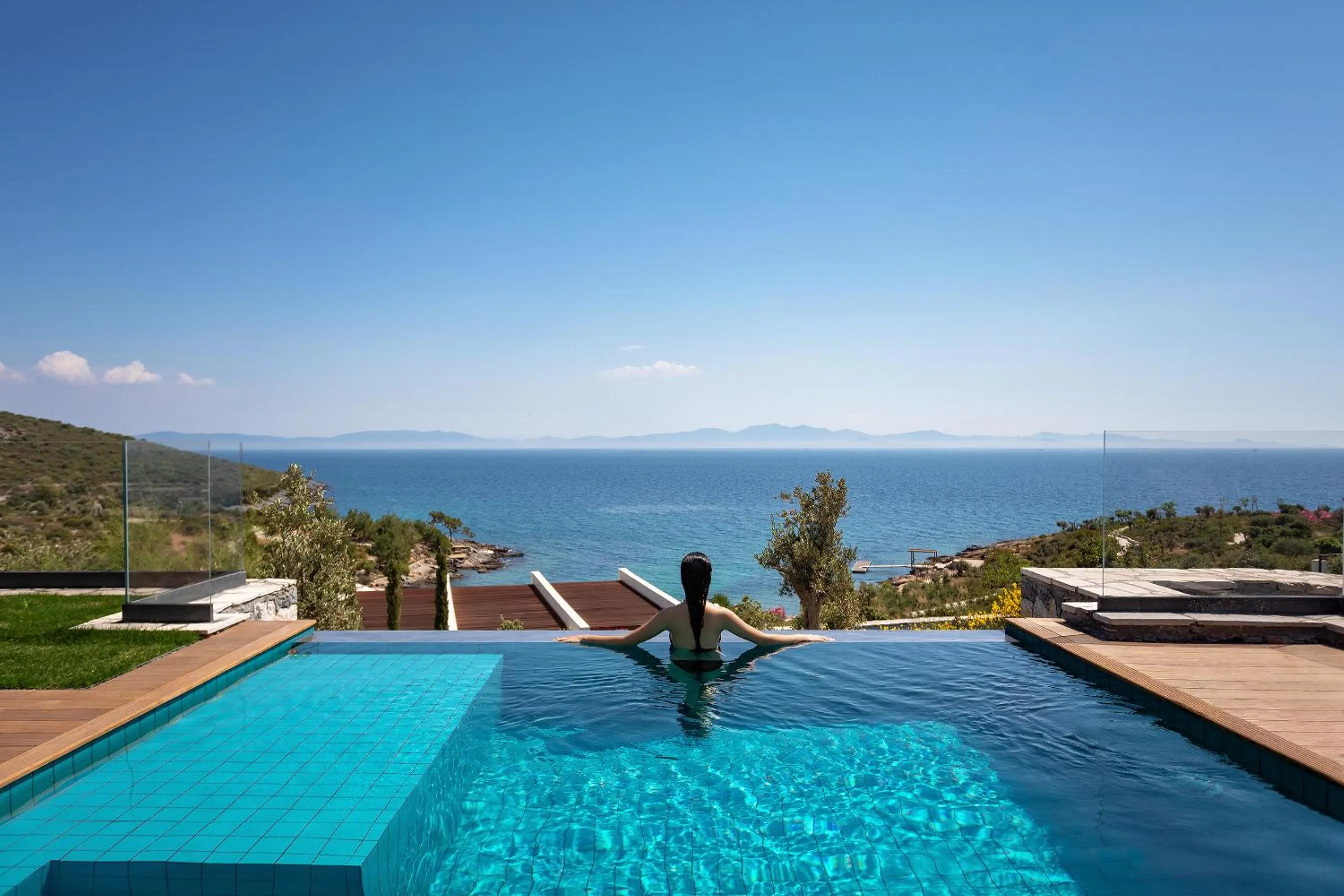 Swimming pool in Six Senses Kaplankaya