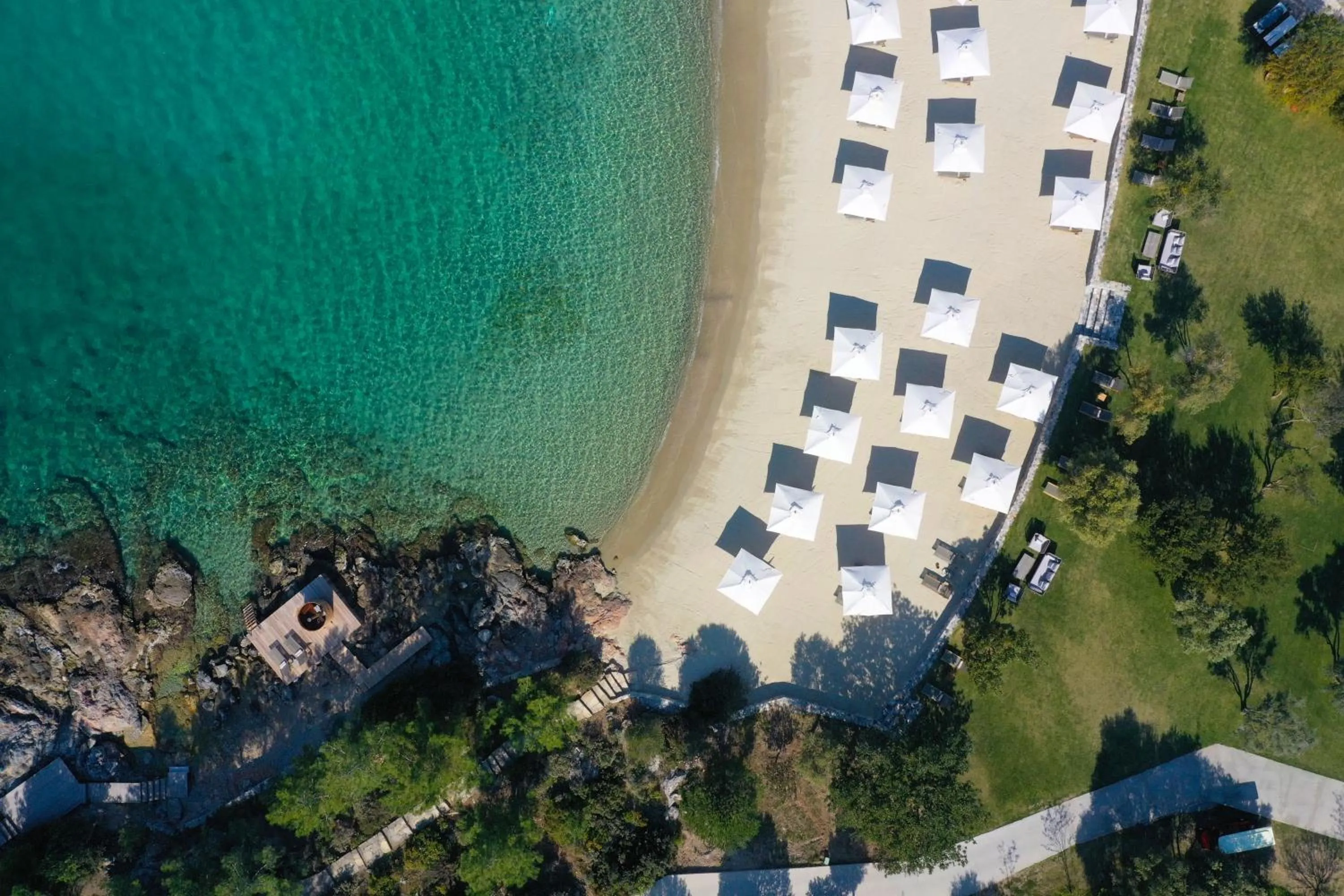Bird's eye view in Six Senses Kaplankaya
