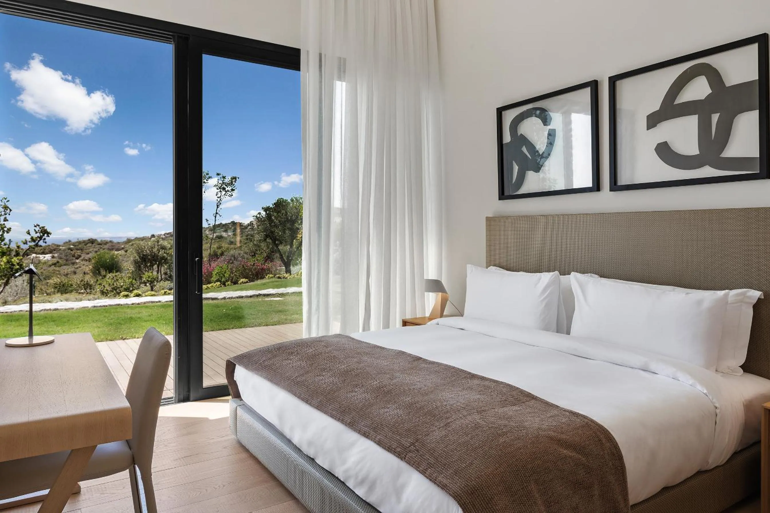 Bed in Six Senses Kaplankaya