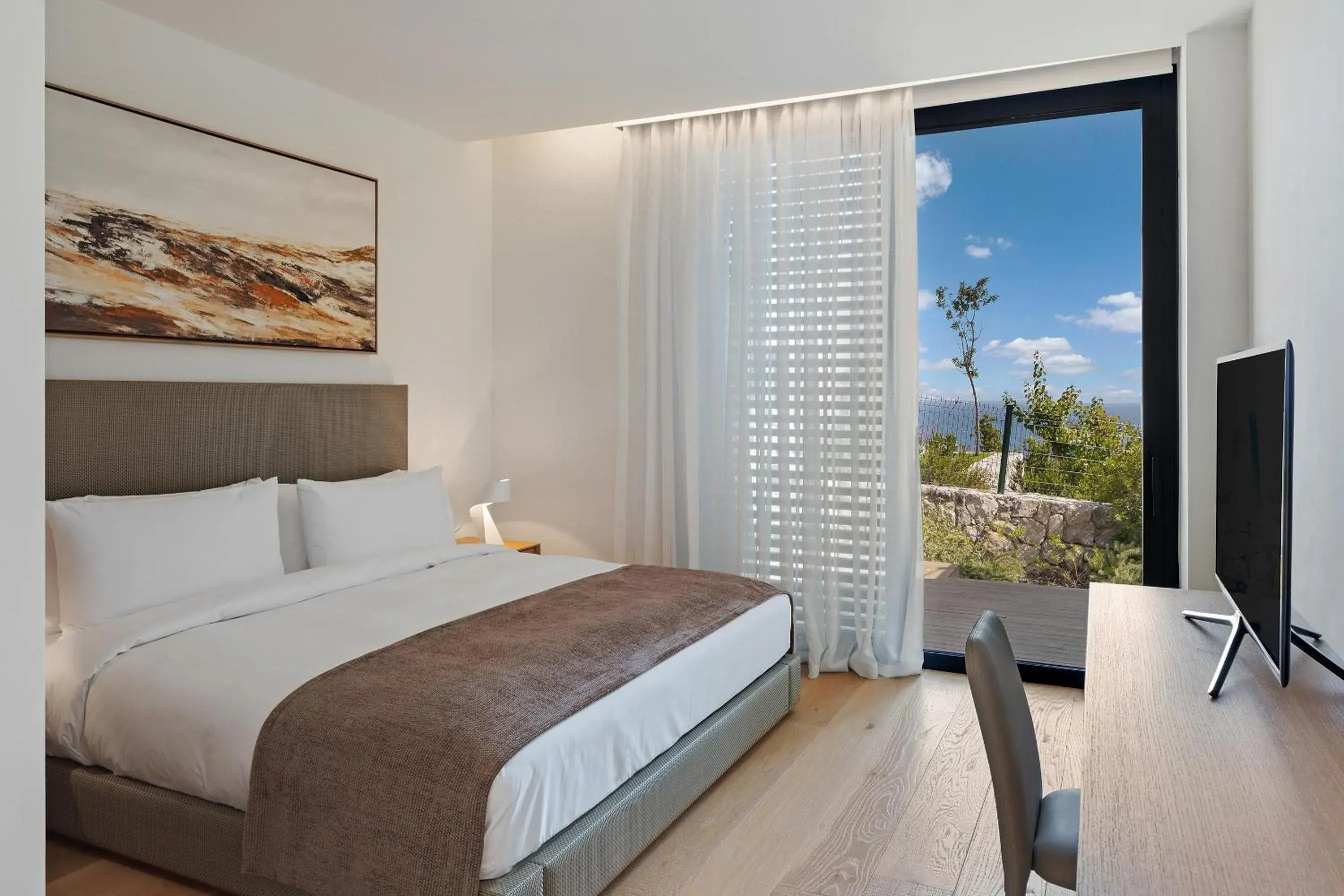 Bed in Six Senses Kaplankaya Bed in Six Senses Kaplankaya