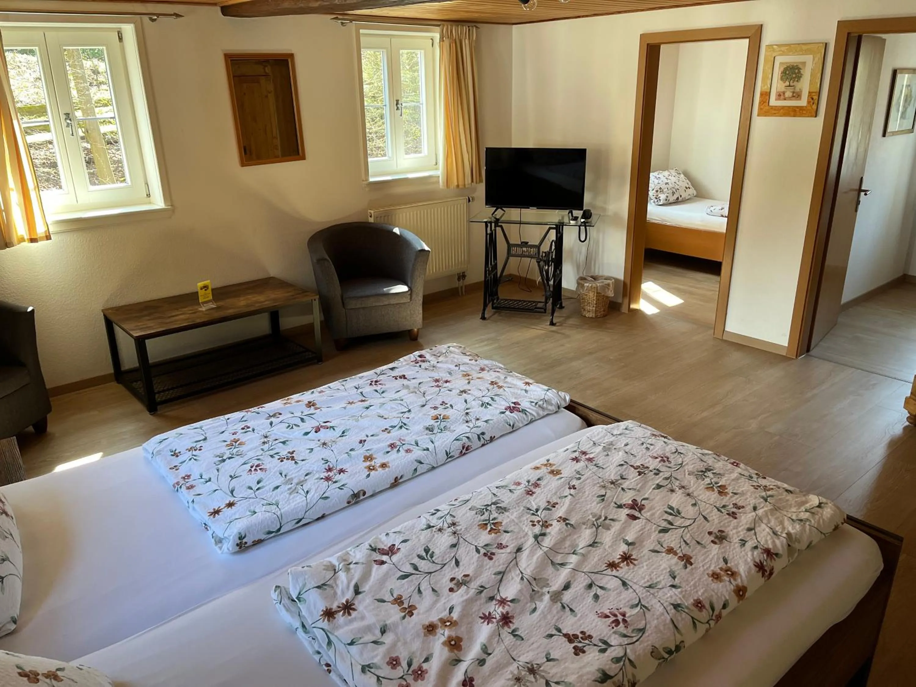 Quadruple Room with Shower in Pension Untere Mühle