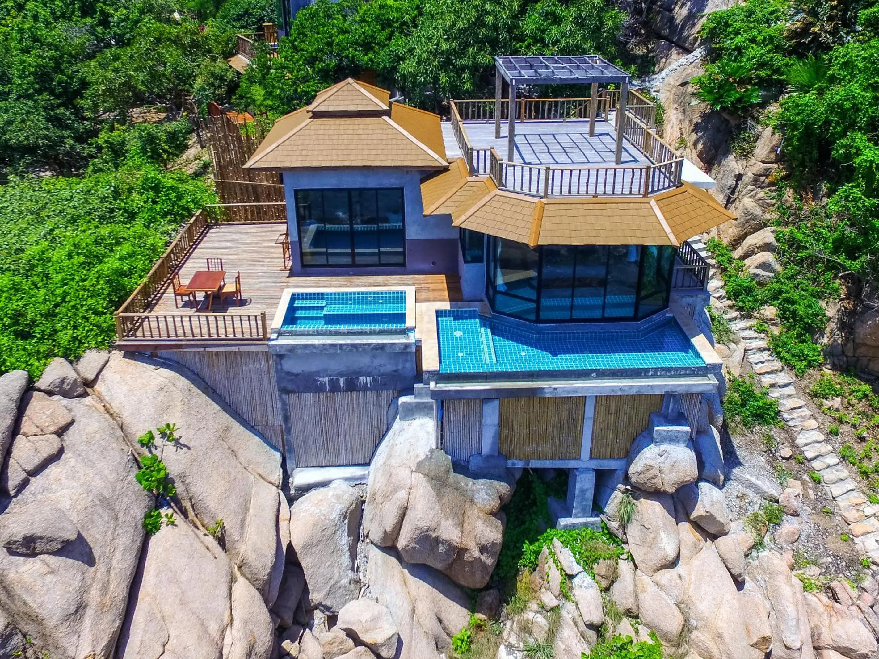 Bird's eye view in Sai Daeng Resort Bird's eye view in Sai Daeng Resort