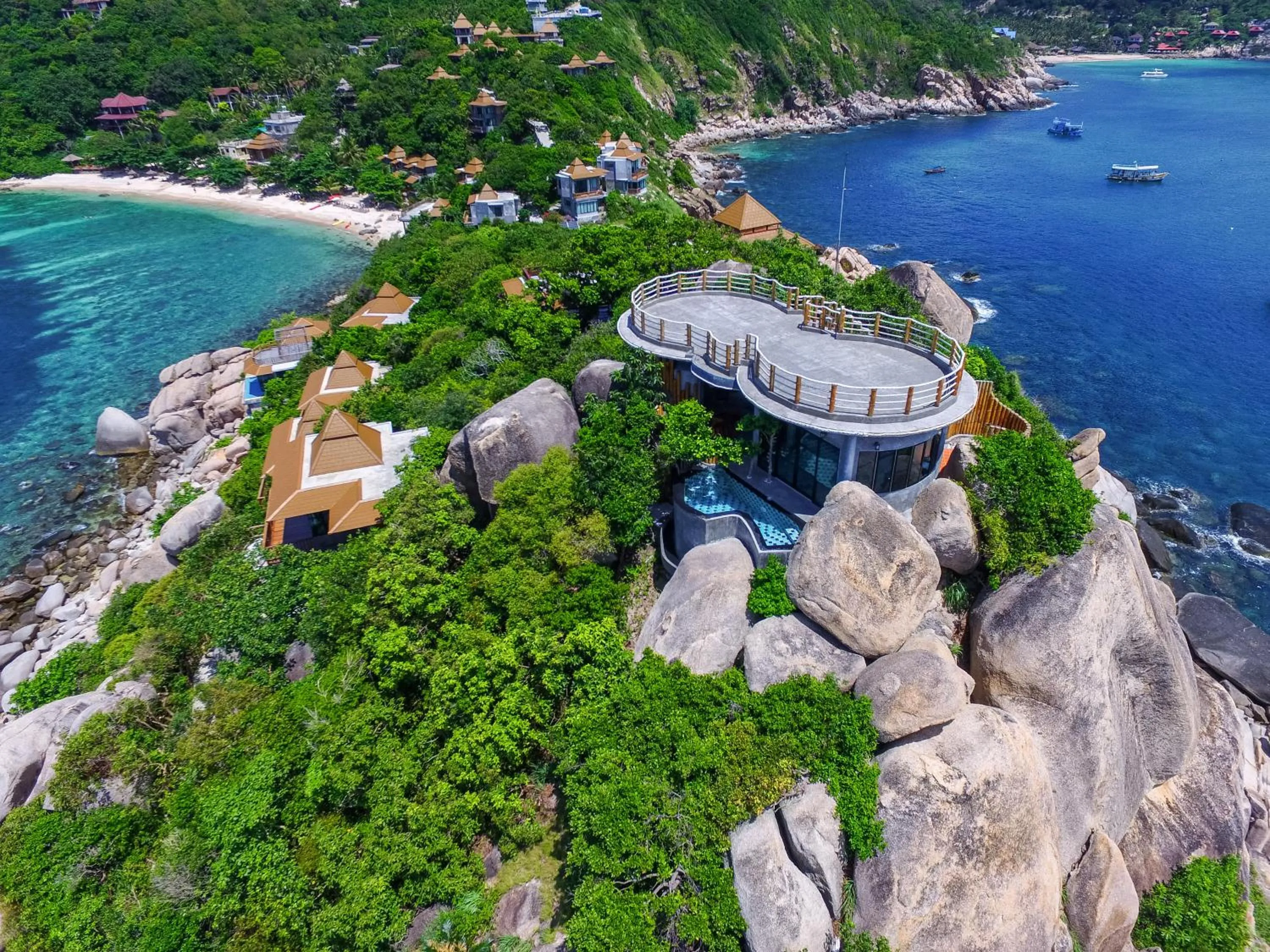 Bird's eye view in Sai Daeng Resort