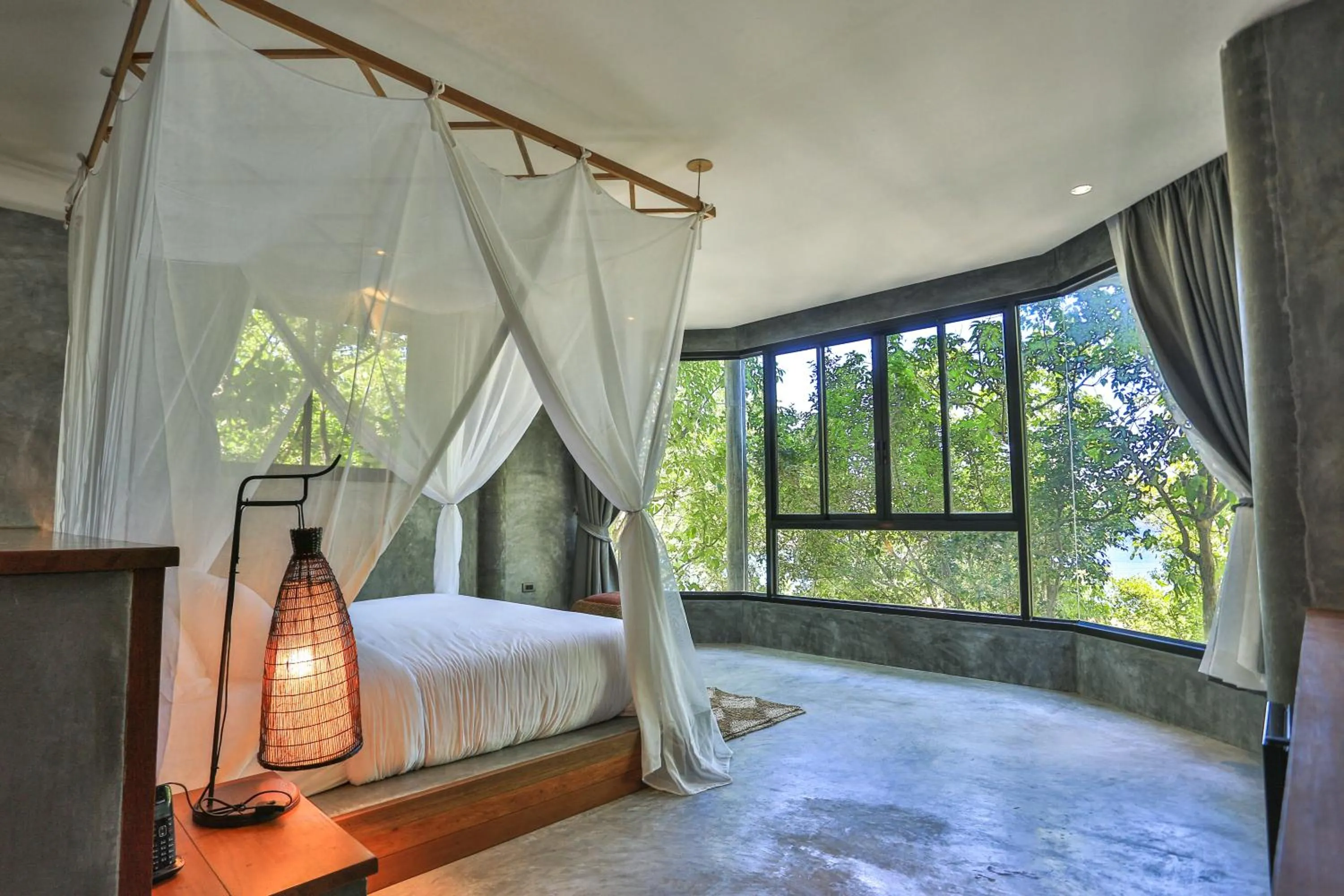 Bed in Sai Daeng Resort