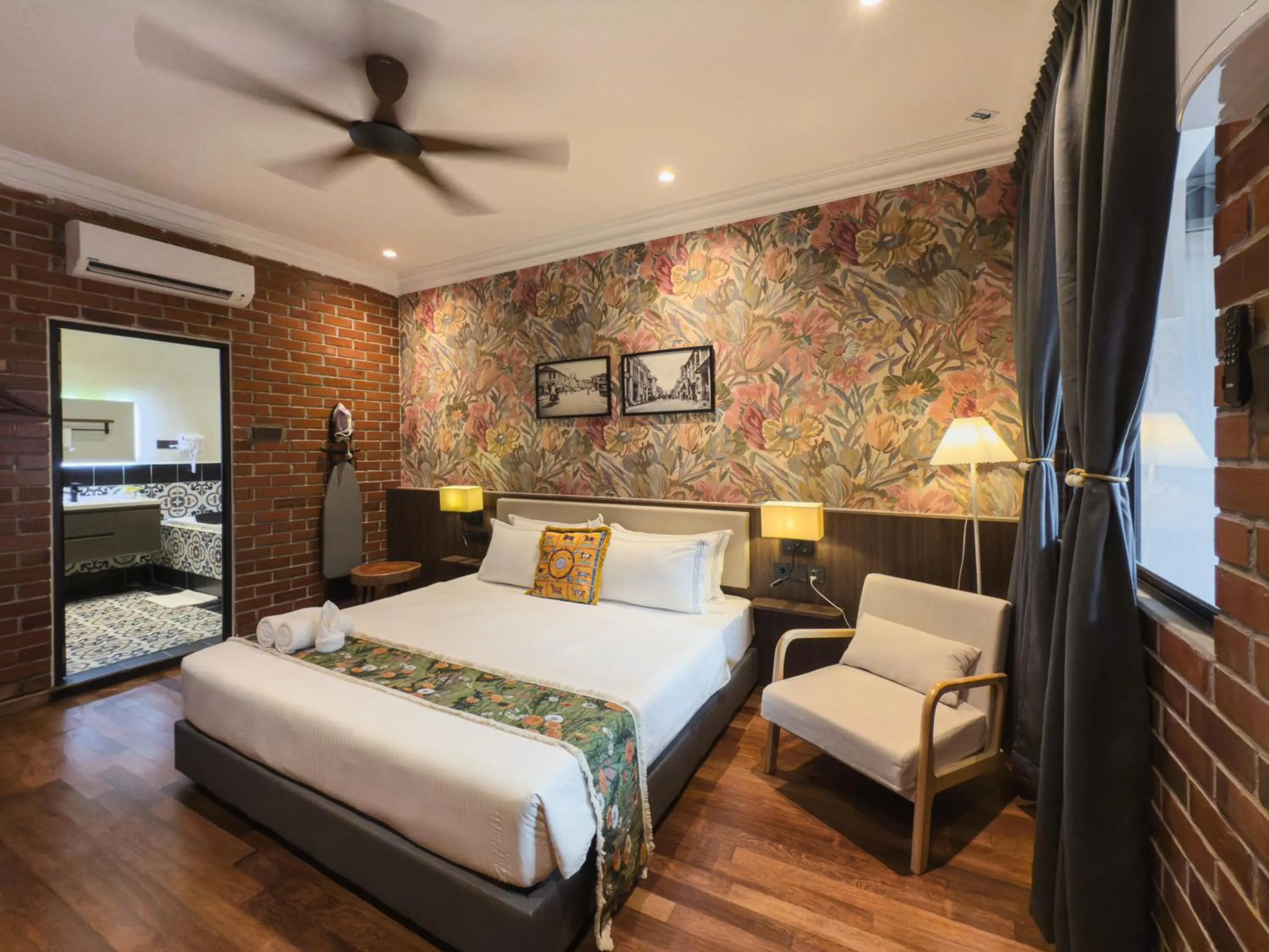 Bed in RARE Heritage House