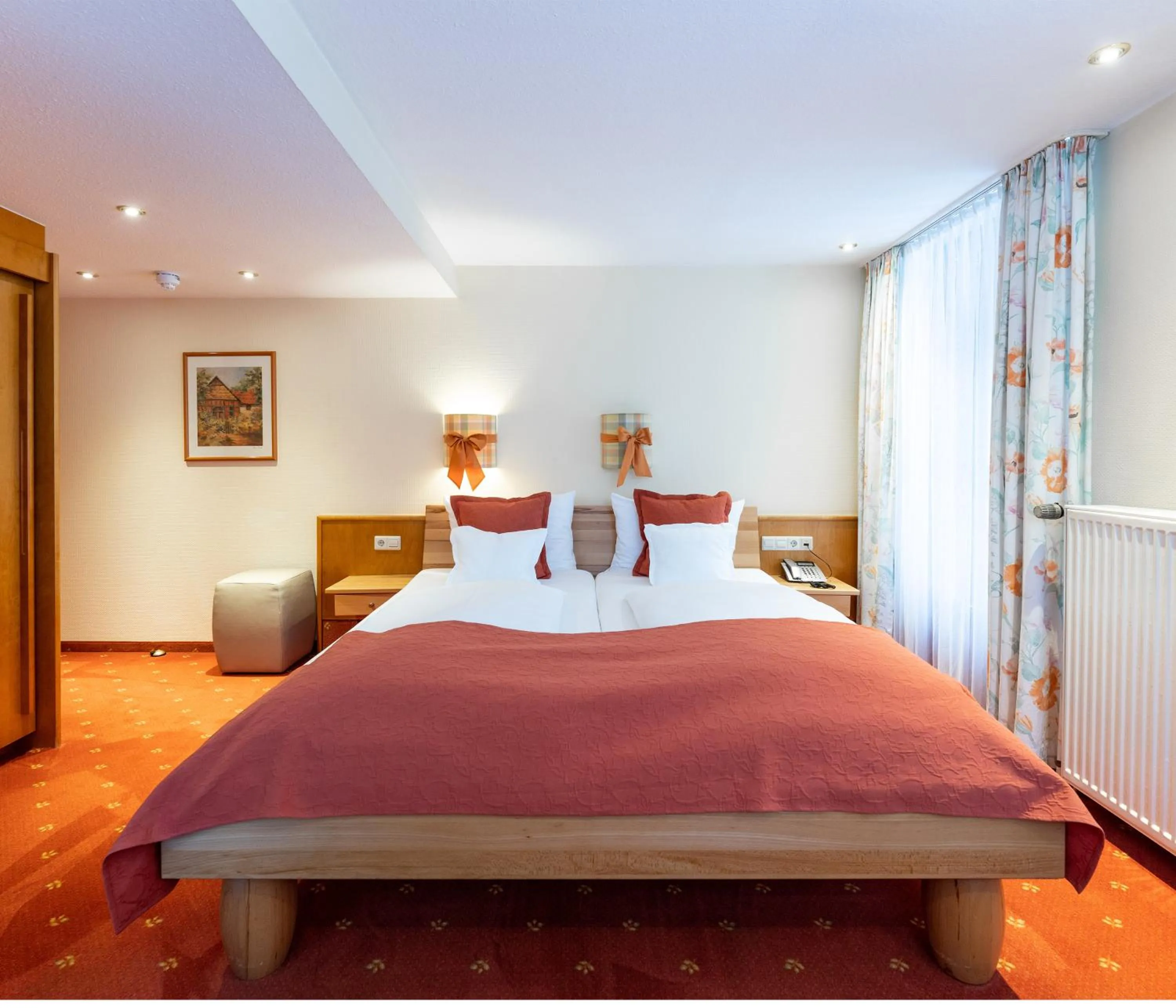 Bed in Hotel Zum Ochsen