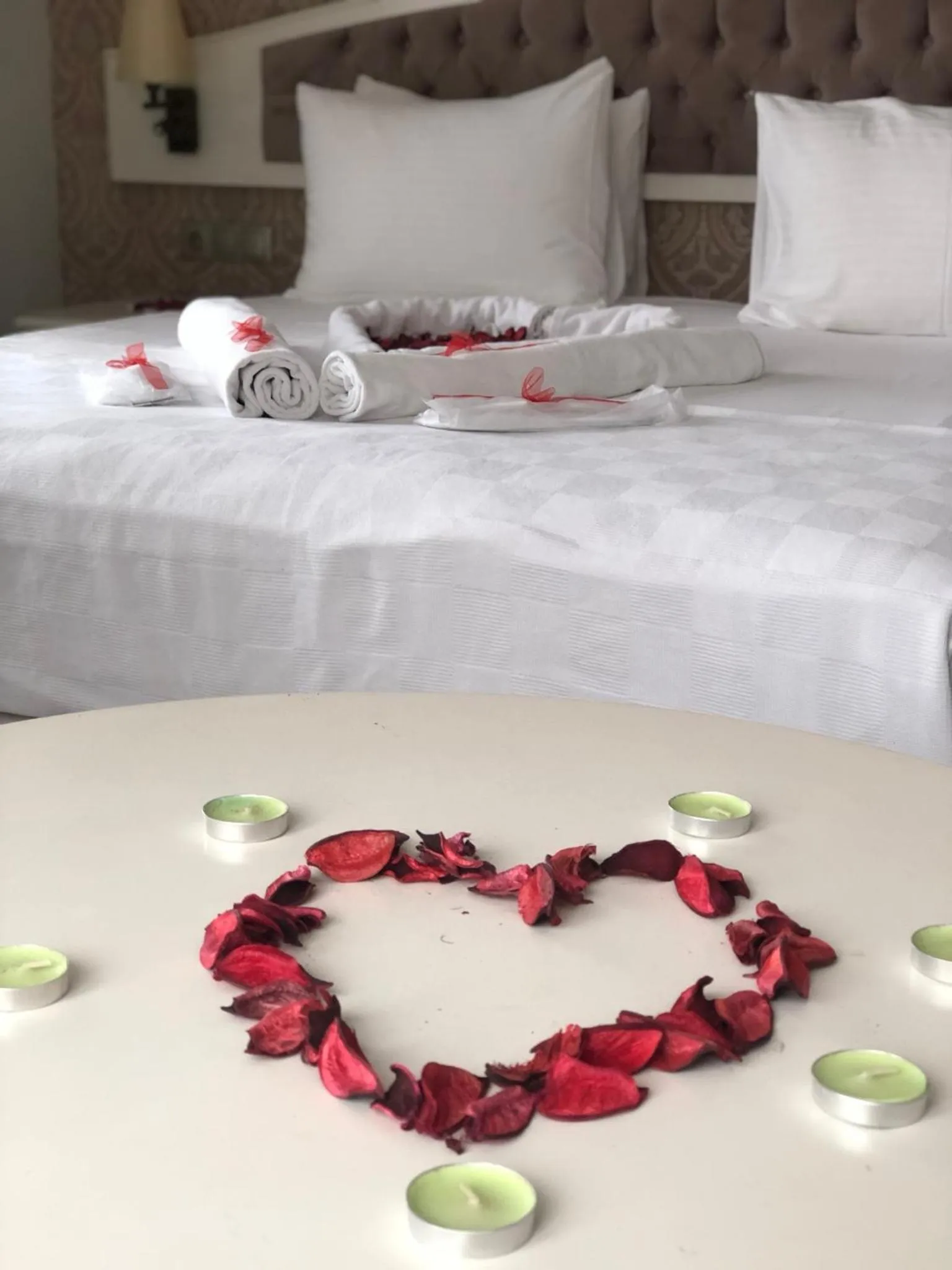 Bed in Hanzade Park Hotel