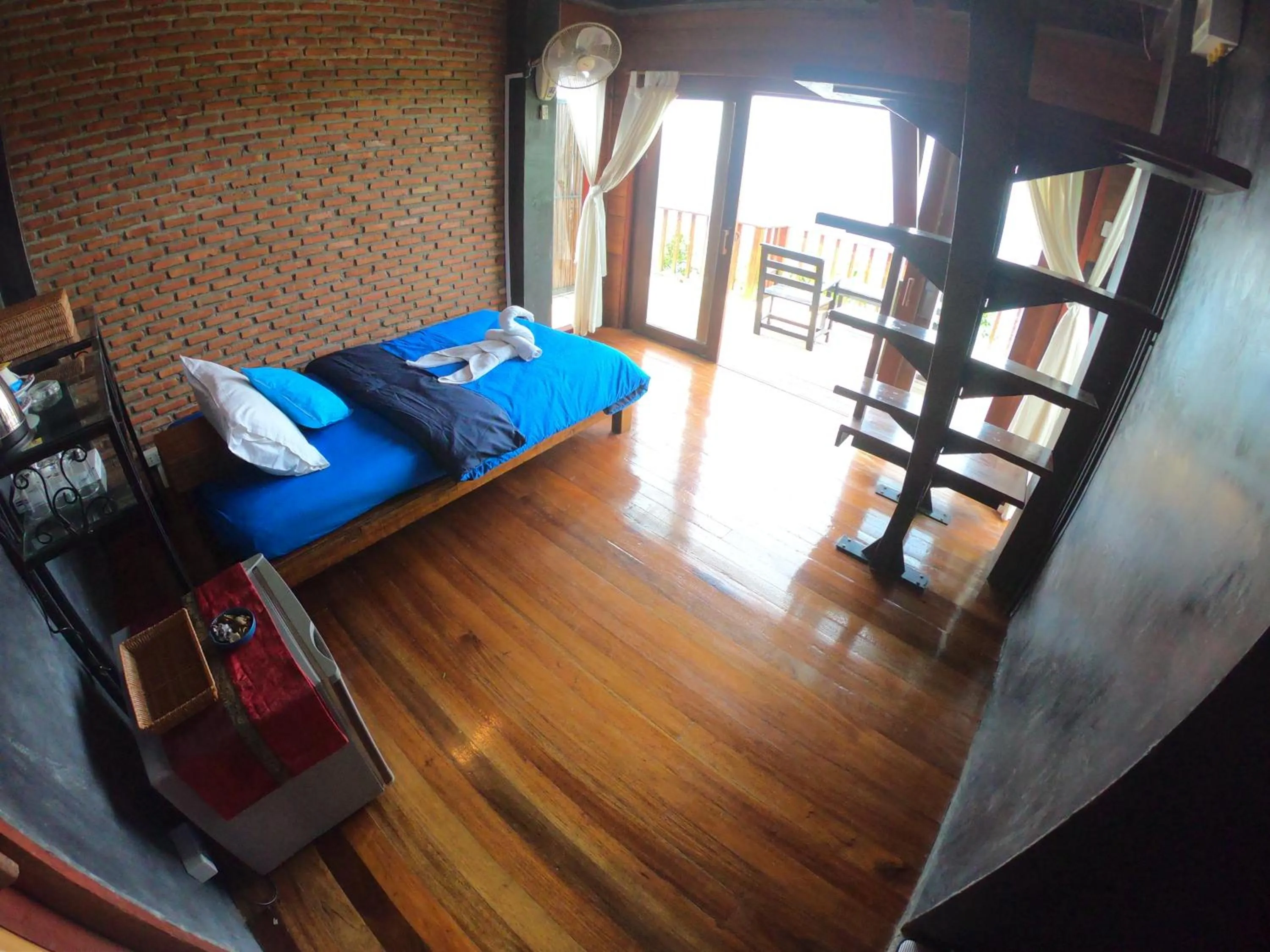 Living room, Bed in Blue Heaven Resort Koh Tao