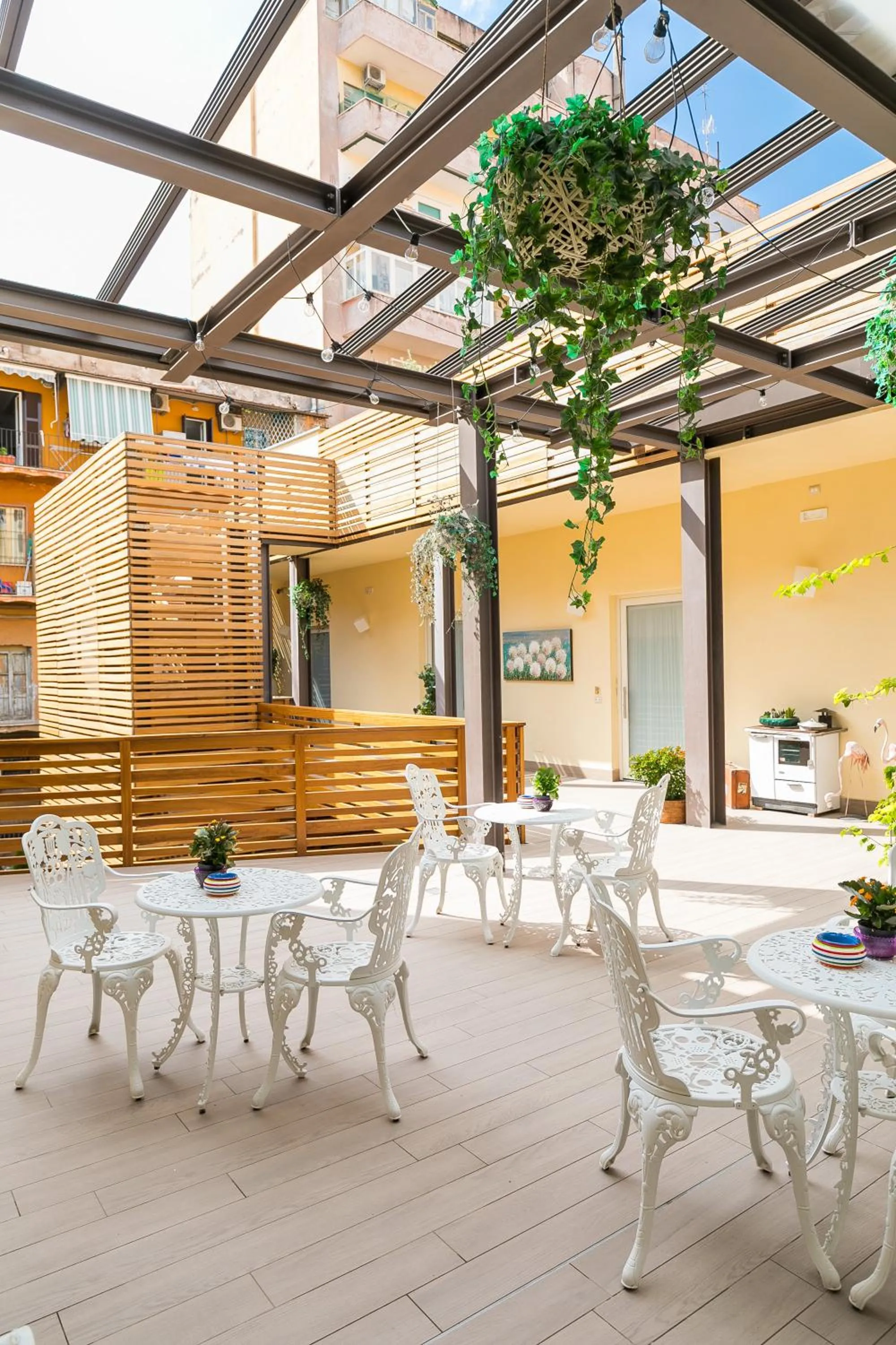 Patio in Borghetto Guest House