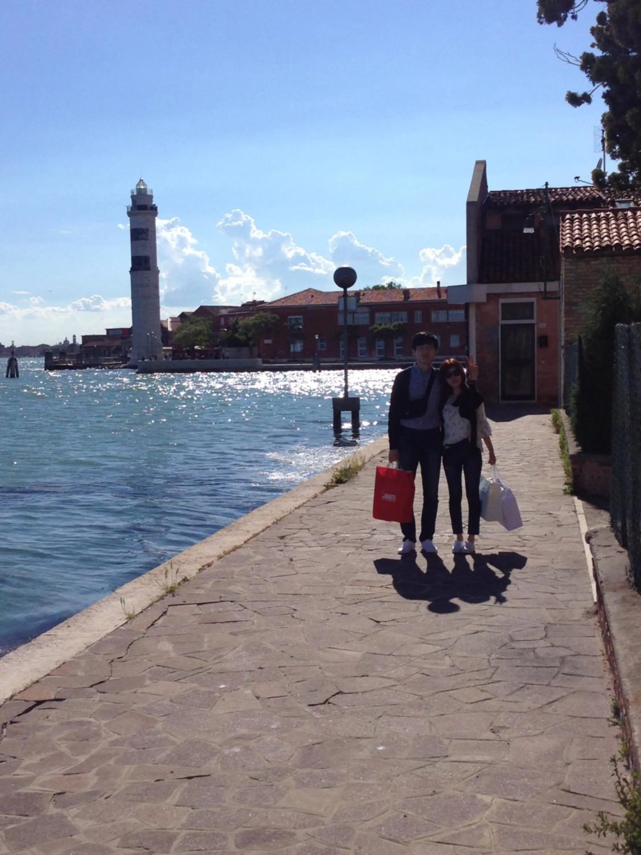 Garden view in Casa Sulla Laguna
