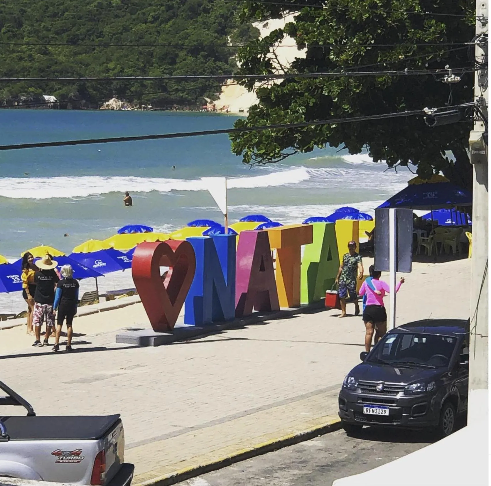 Beach in Sol Nascente Hotel Pousada Beira Mar