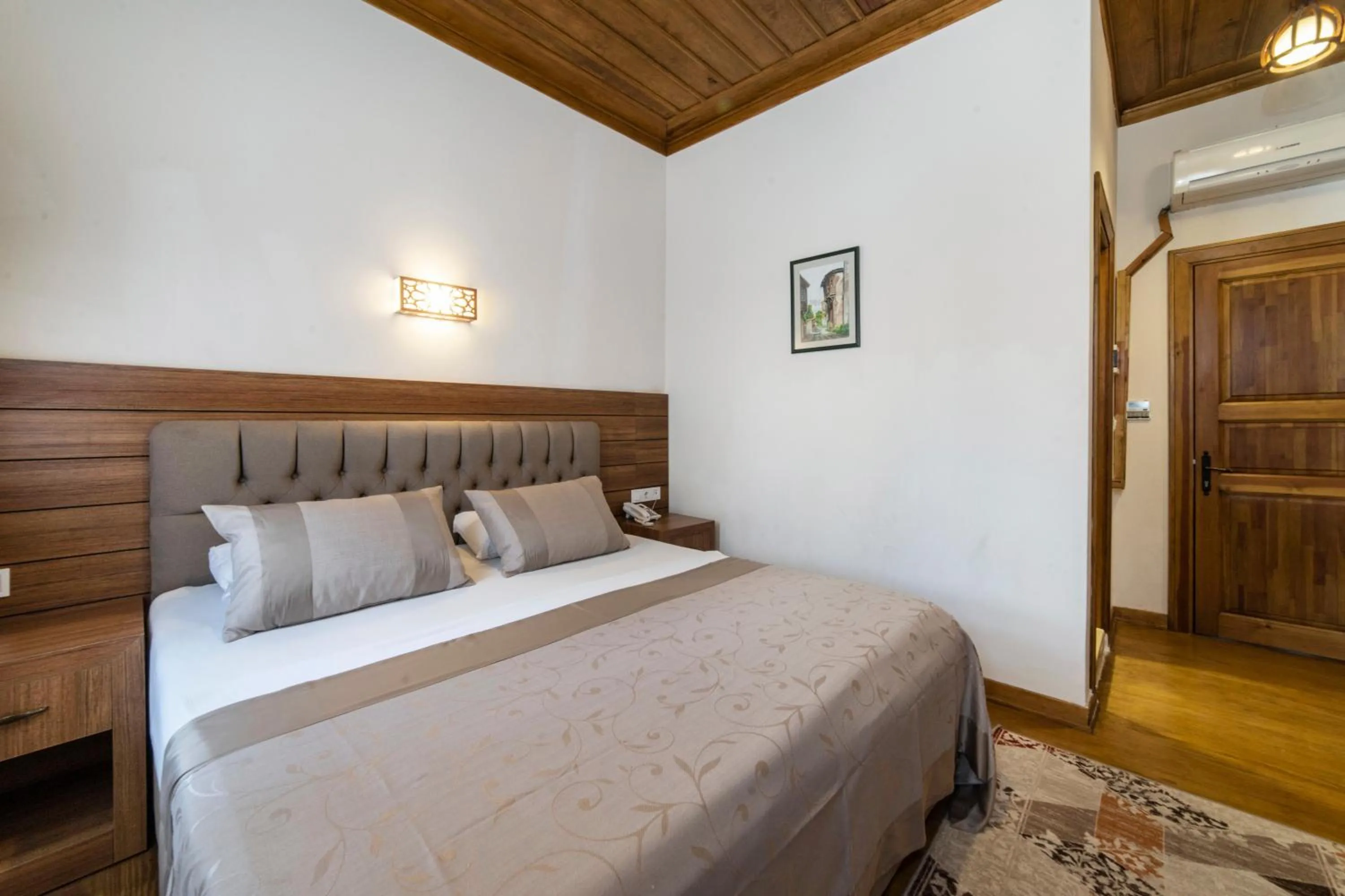 Bed in Armistis Hotel