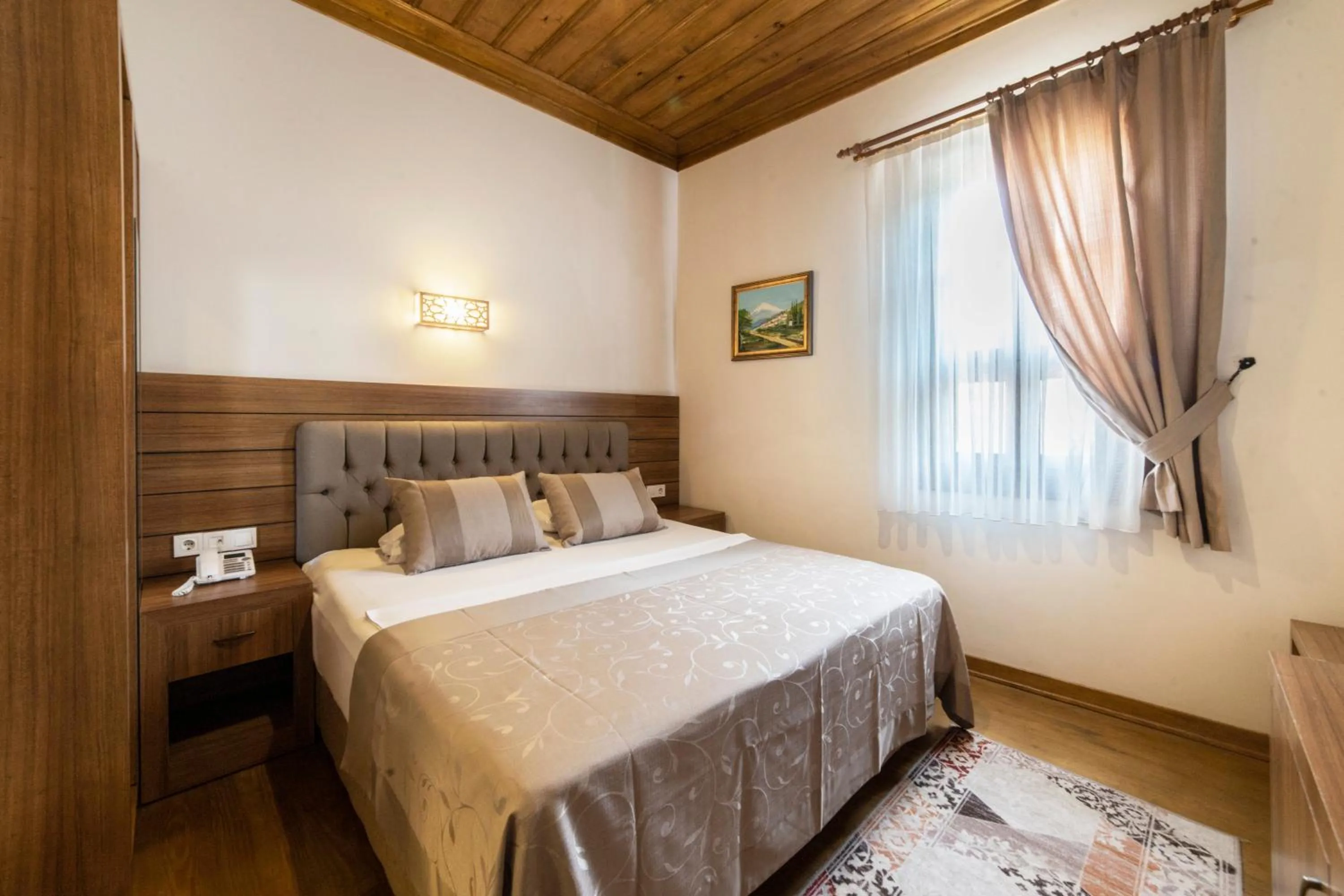 Bed in Armistis Hotel