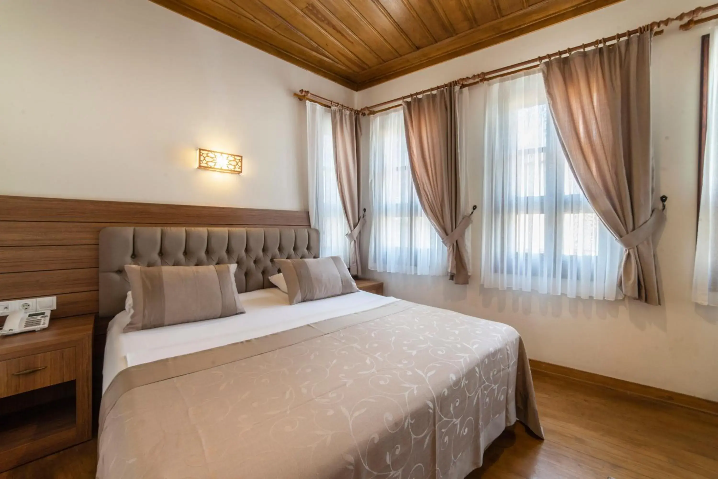 Bed in Armistis Hotel Bed in Armistis Hotel