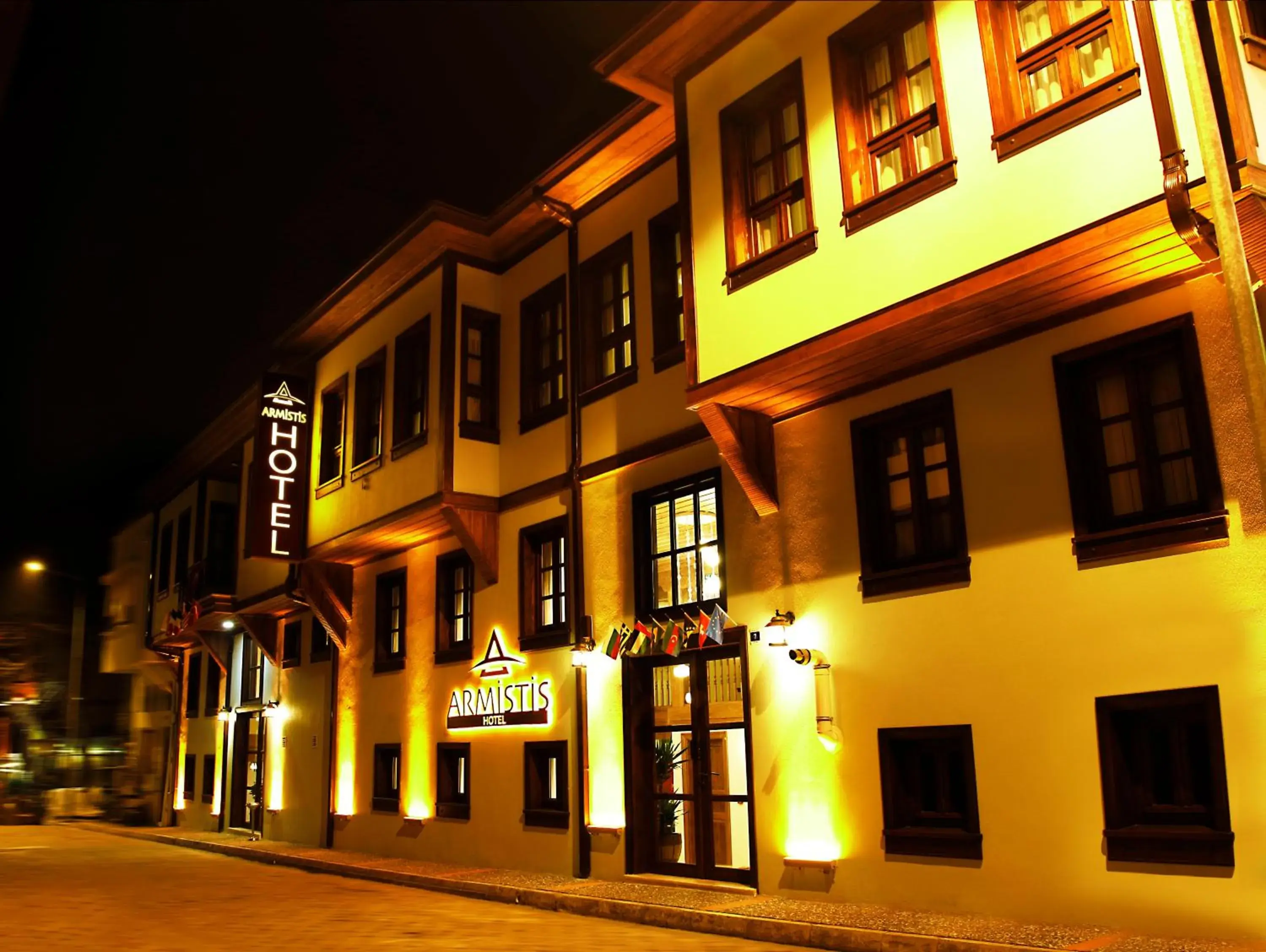 Facade/entrance in Armistis Hotel Facade/entrance in Armistis Hotel