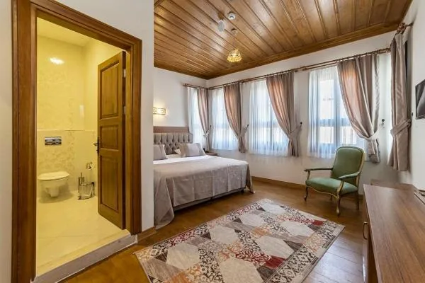 Bed in Armistis Hotel